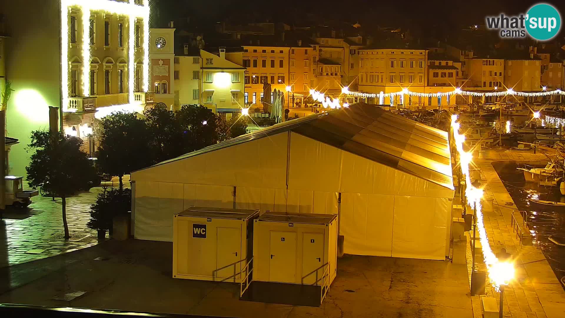 Spletna kamera Rovinj promenada in marina | Rovinj Vreme