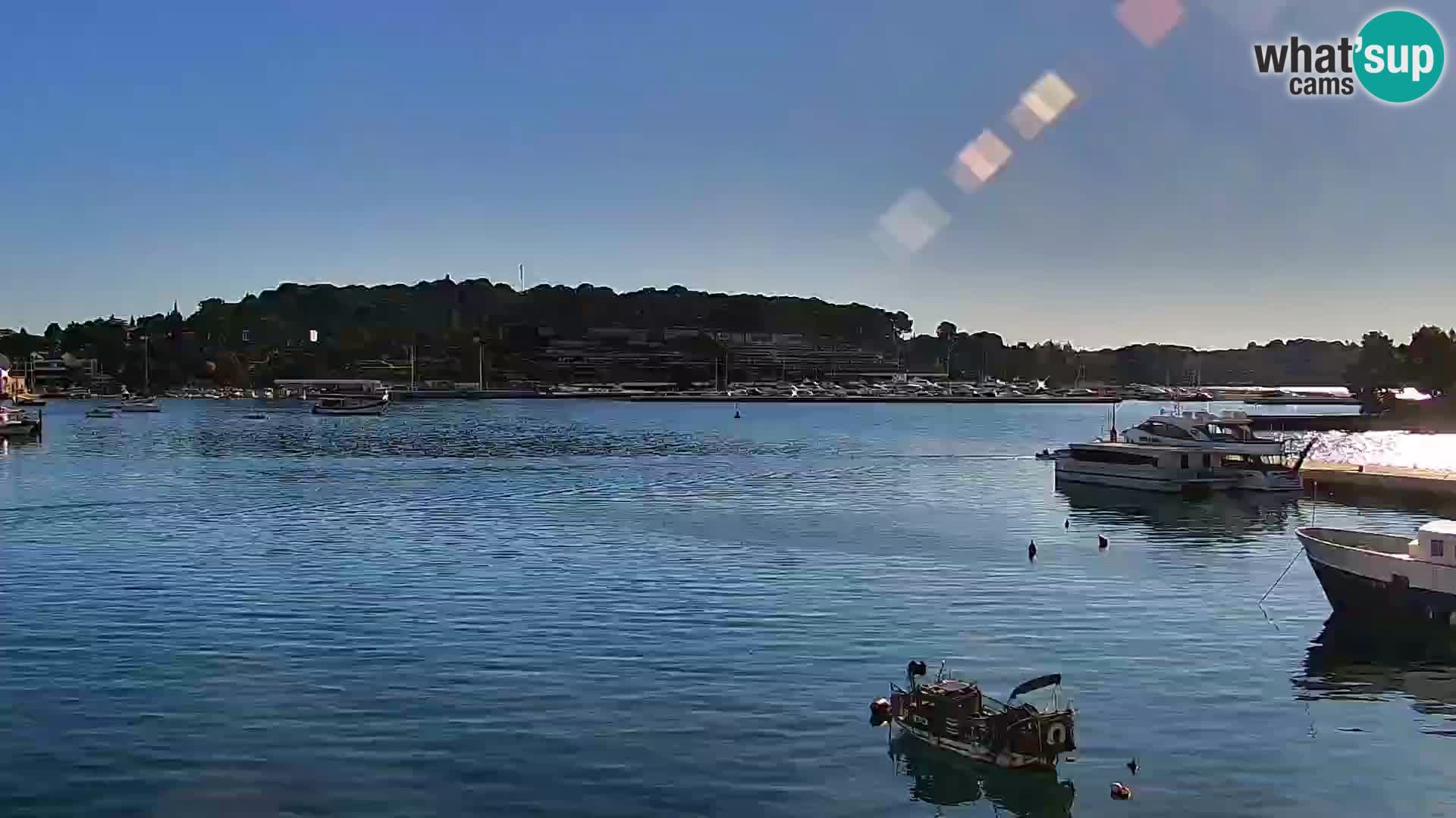 Promenade e marina en Rovinj