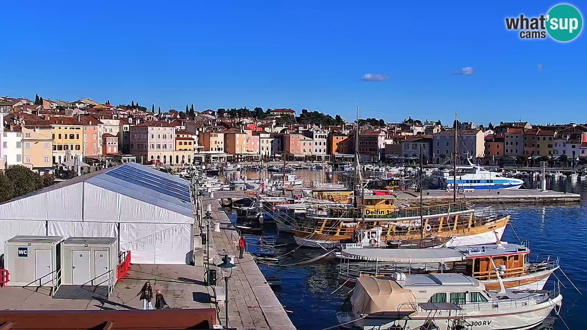 Promenada i marina u Rovinju