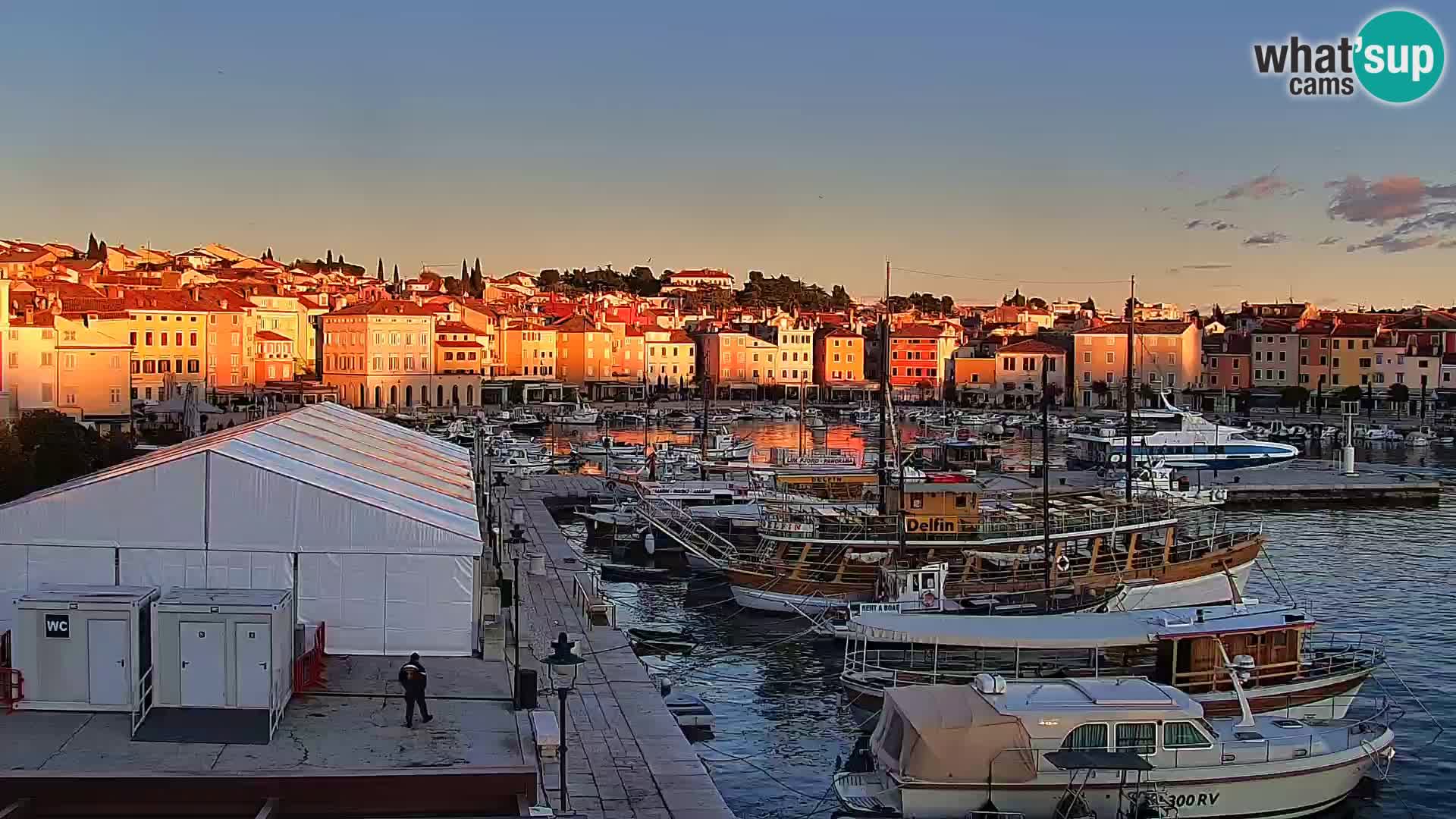 Webcam Rovinj Promenade – Istrien – Kroatien