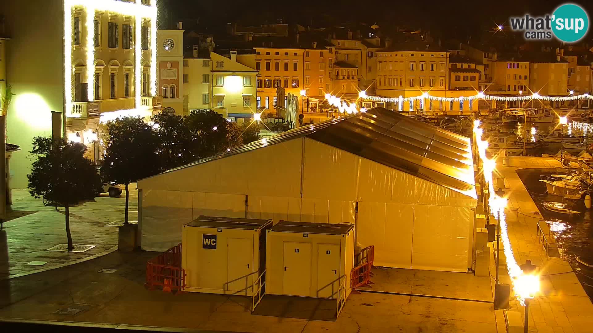 Spletna kamera Rovinj promenada in marina | Rovinj Vreme