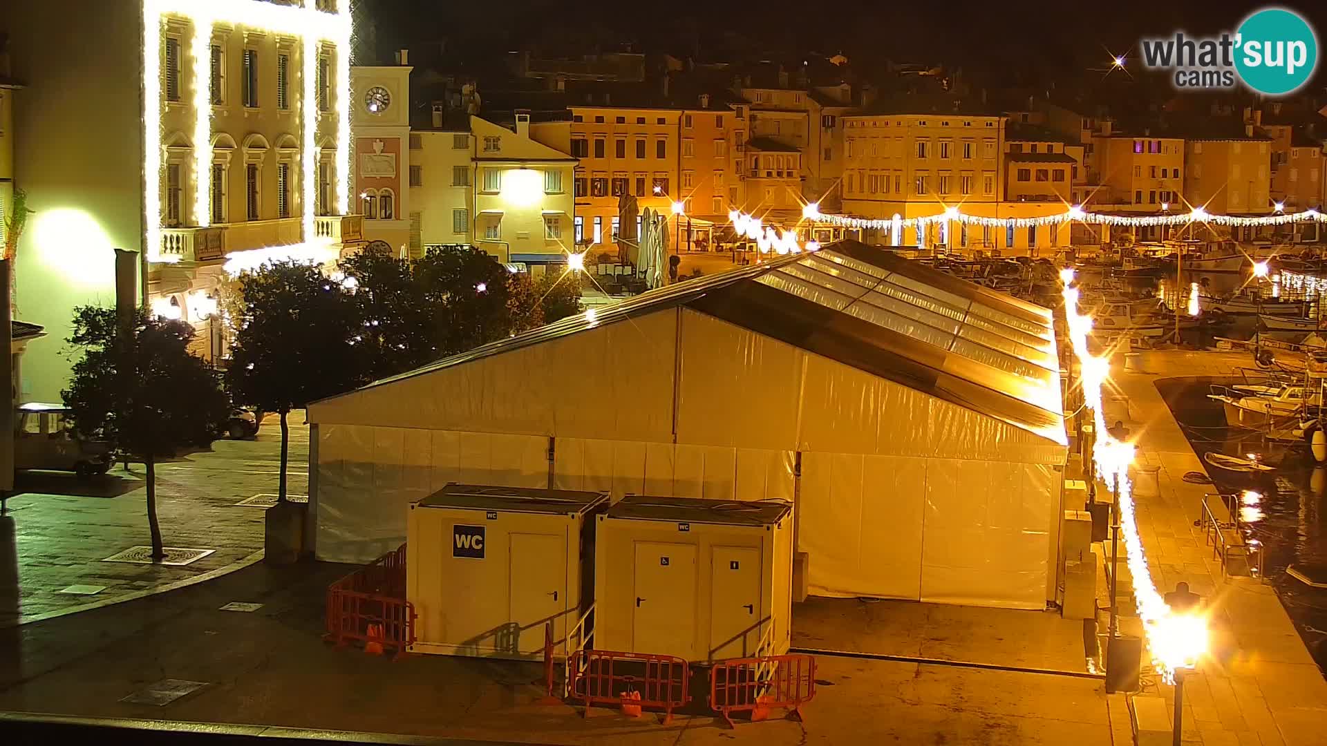 Spletna kamera Rovinj promenada in marina | Rovinj Vreme