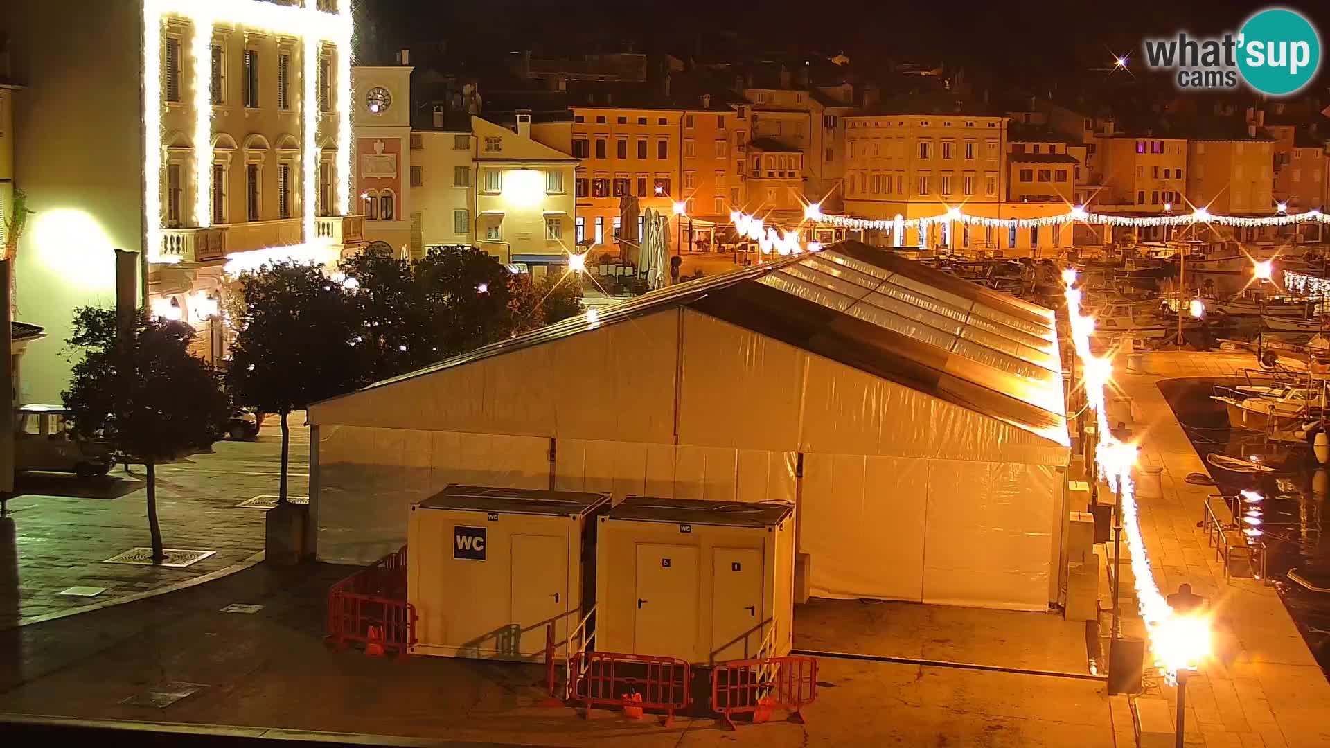 Promenade e marina en Rovinj