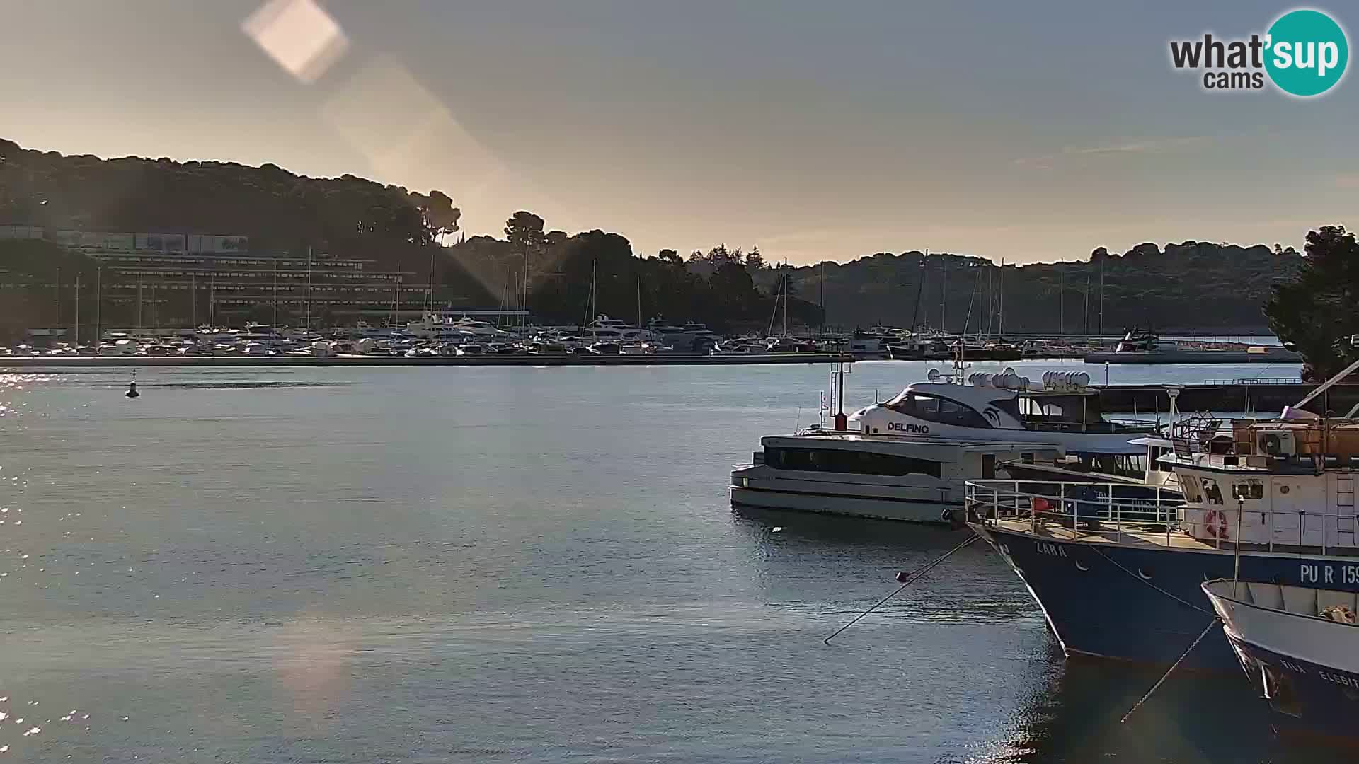 Promenade e marina en Rovinj