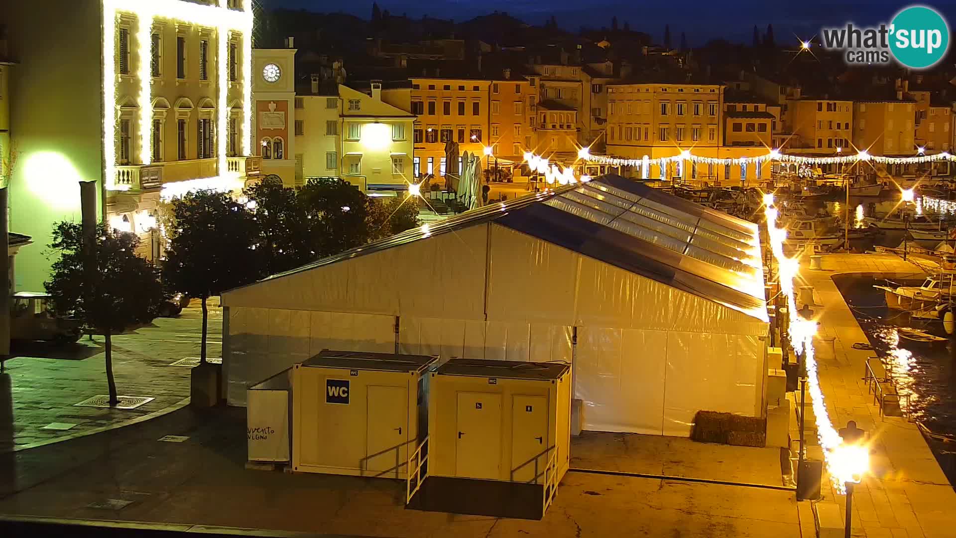 Rovinj webcam promenade and marina – Istria – Croatia