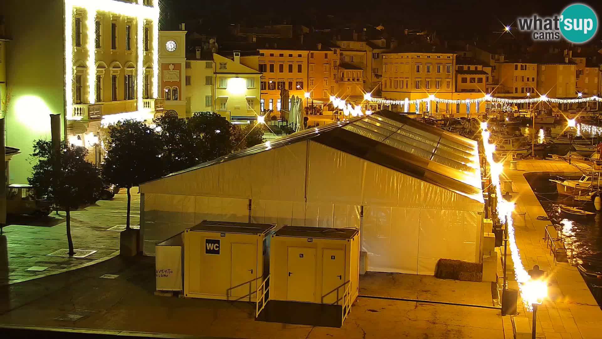 Rovinj webcam promenade and marina – Istria – Croatia