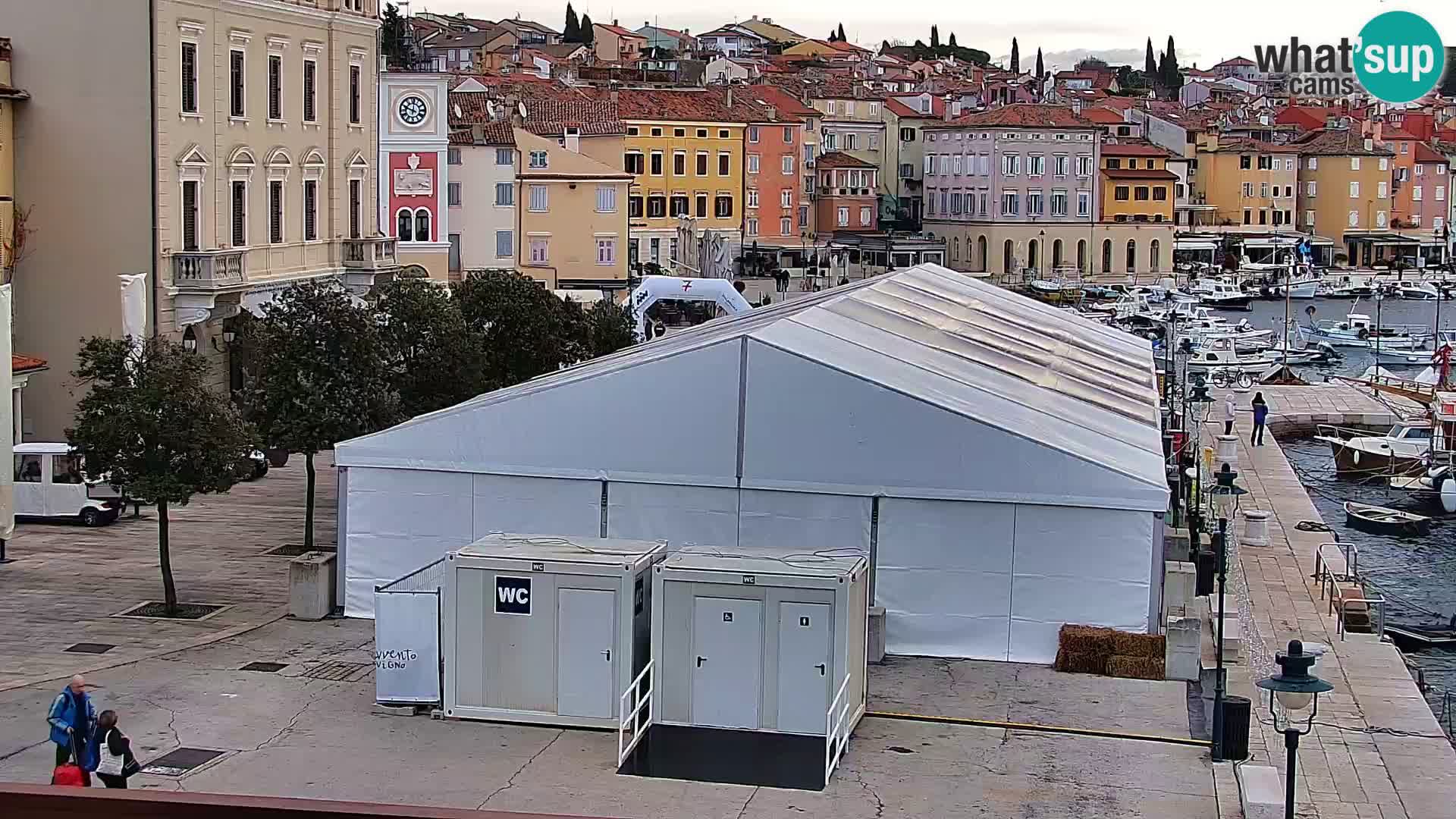 Spletna kamera Rovinj promenada in marina | Rovinj Vreme