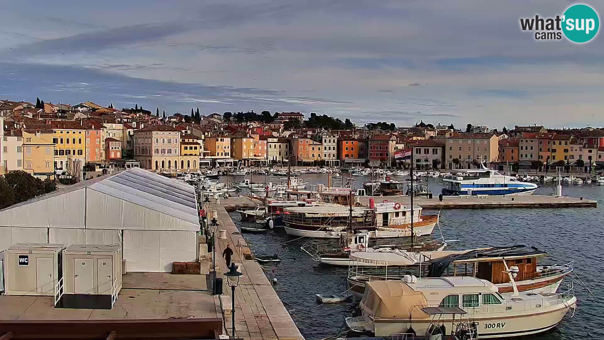 Webcam Rovigno marina | Lungomare | Rovinj Croazia