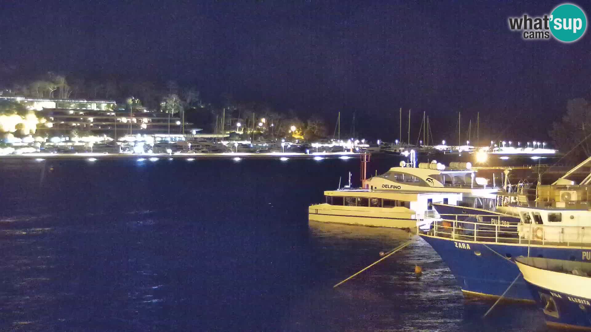 Promenade e marina en Rovinj