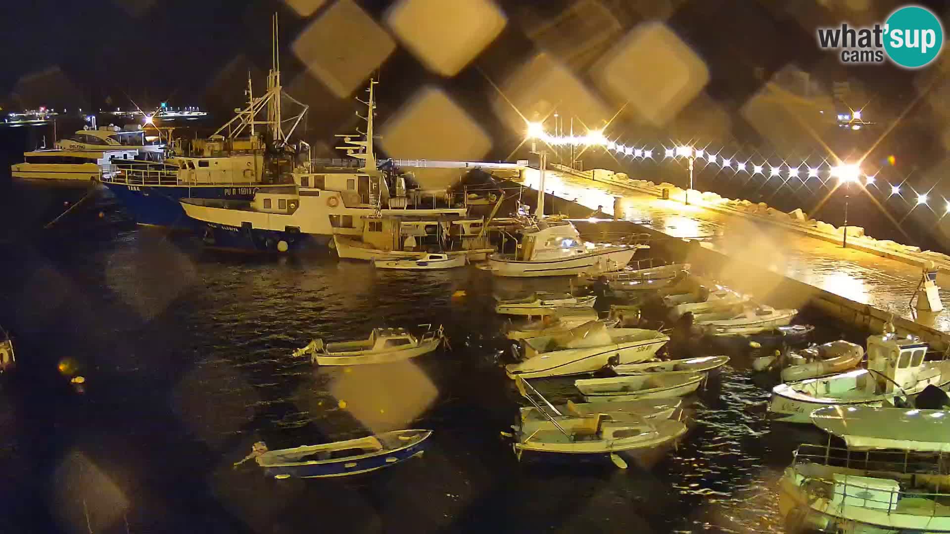 Promenade e marina a Rovinj