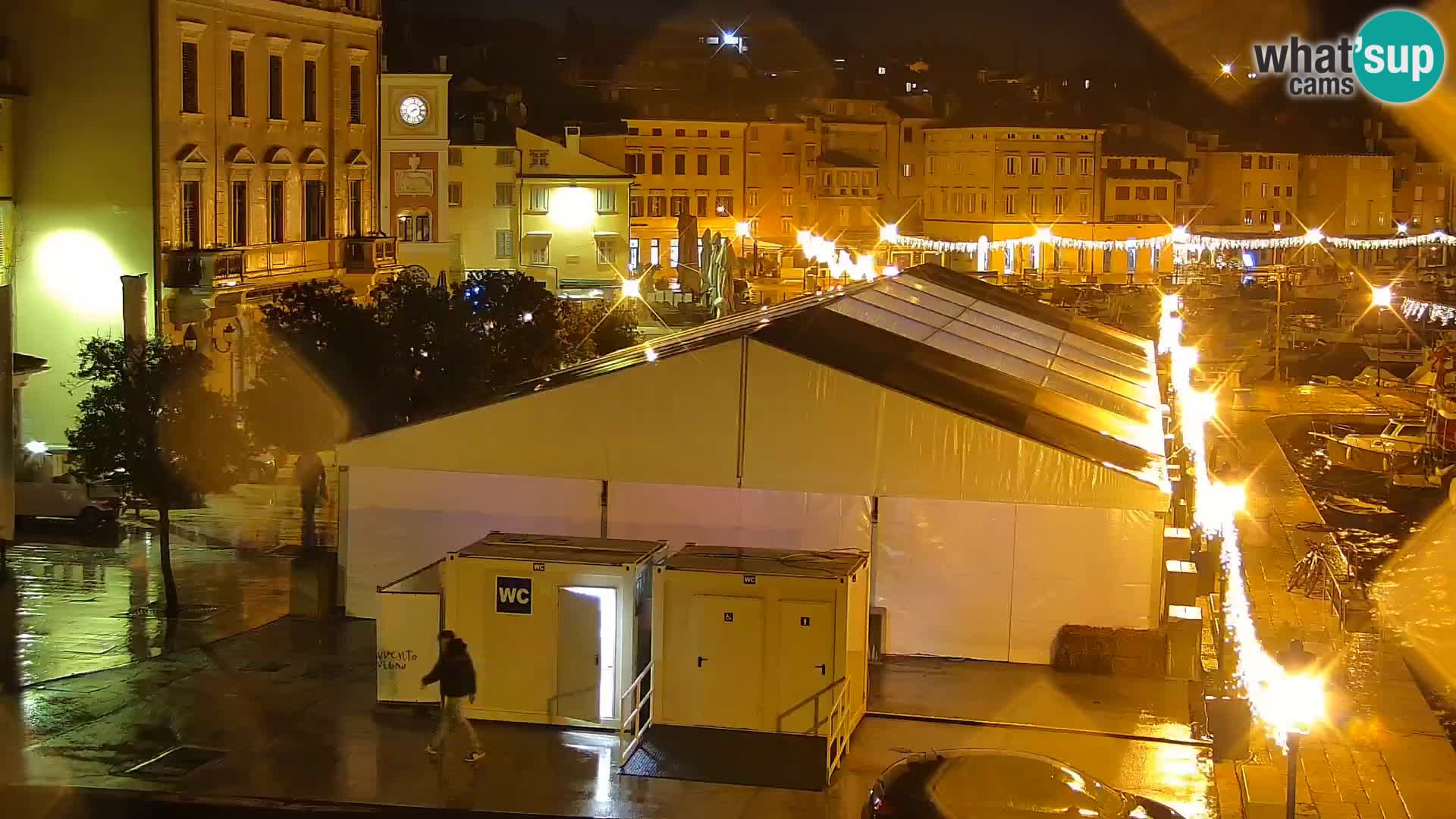 Promenade e marina en Rovinj