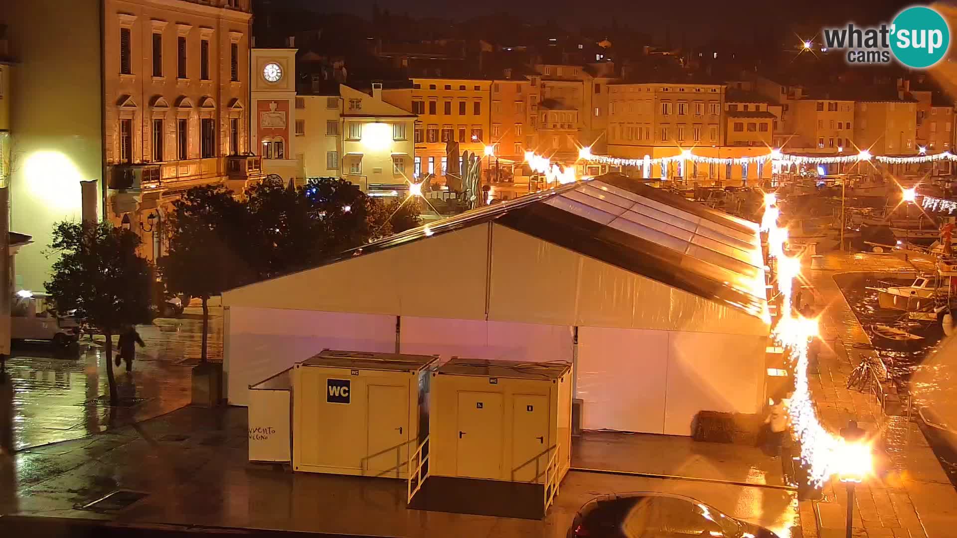 Spletna kamera Rovinj promenada in marina | Rovinj Vreme