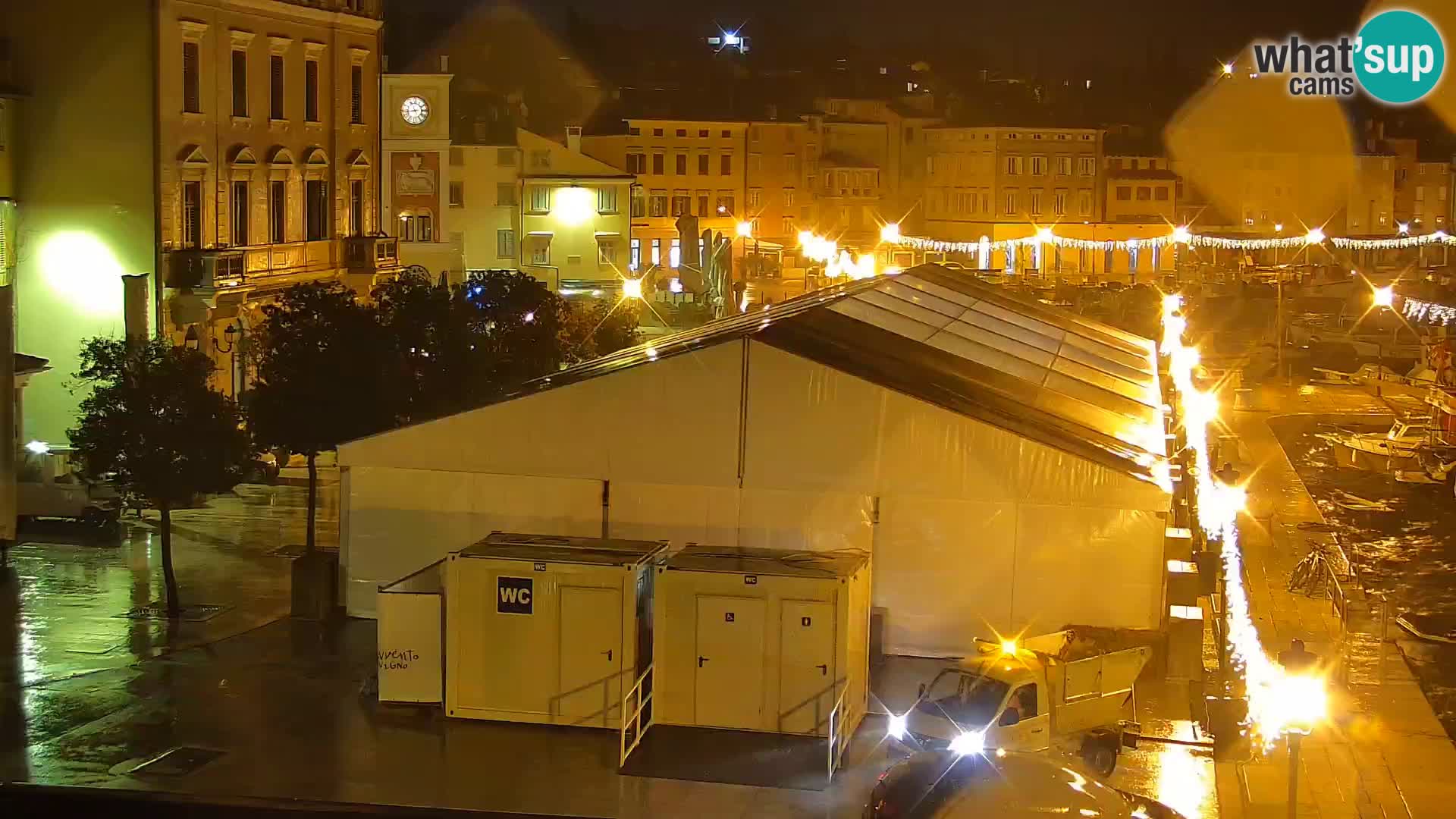 Promenade e marina en Rovinj