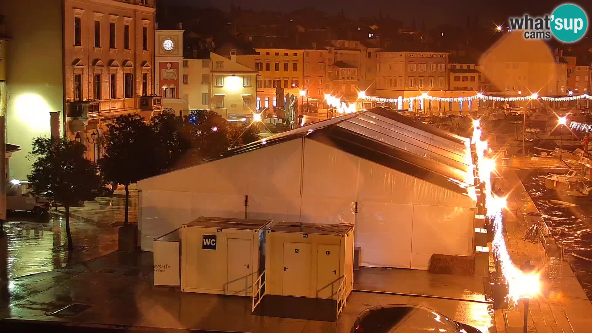 Promenade e marina a Rovinj