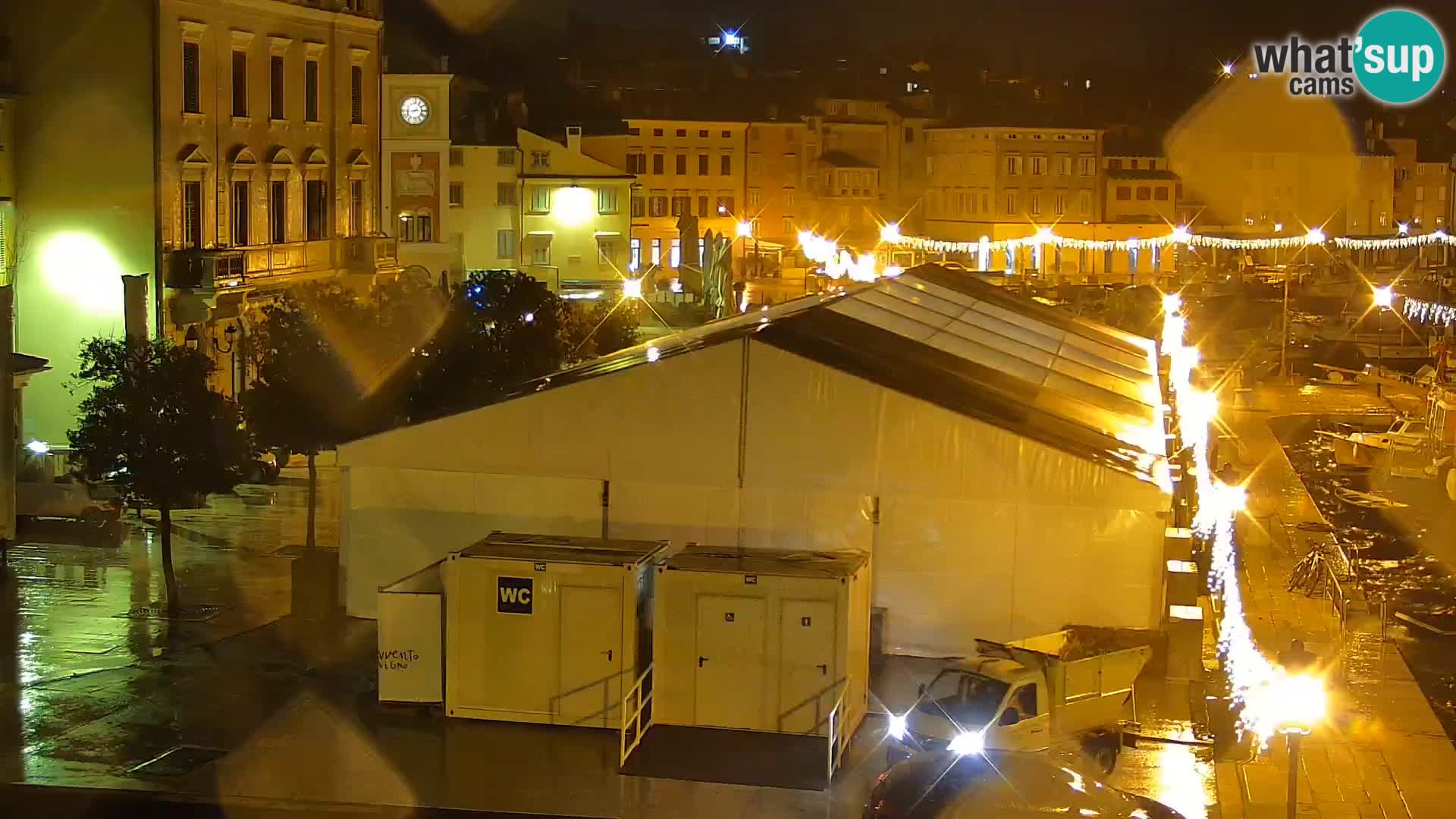 Promenade e marina a Rovinj