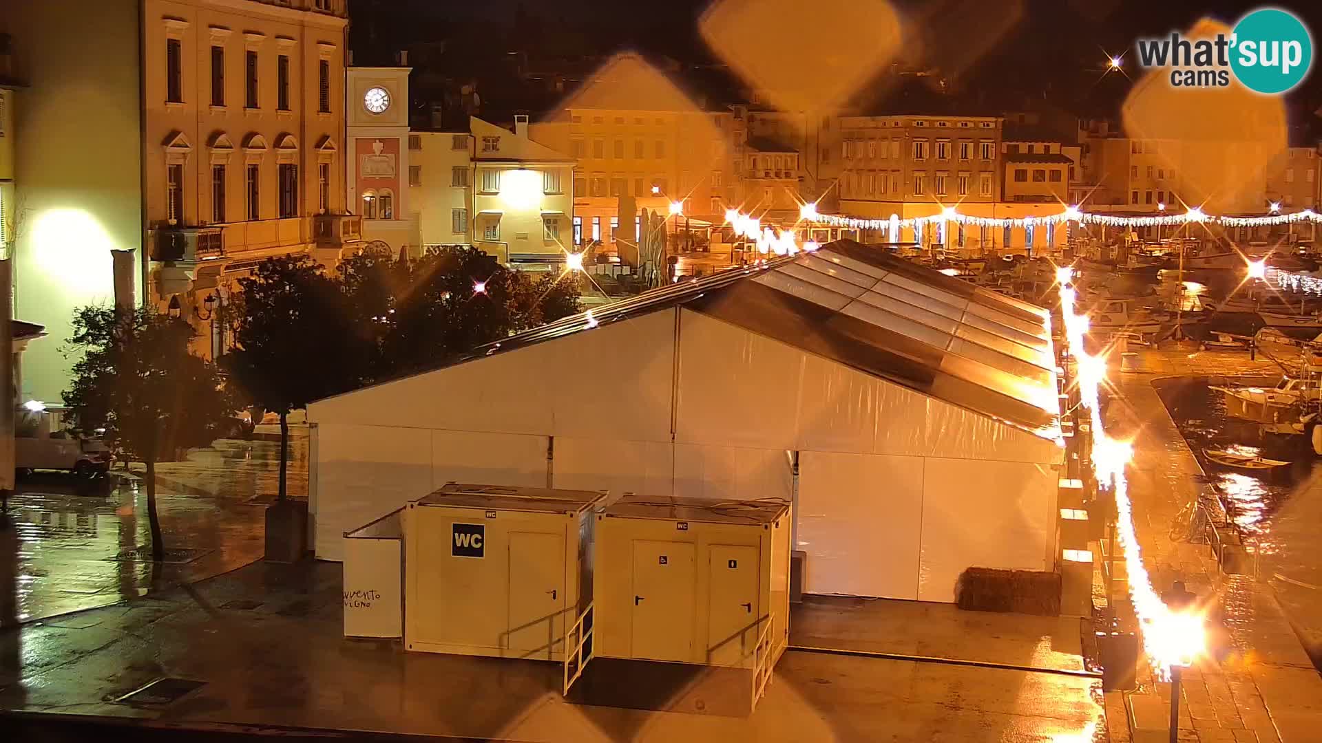 Promenade e marina a Rovinj