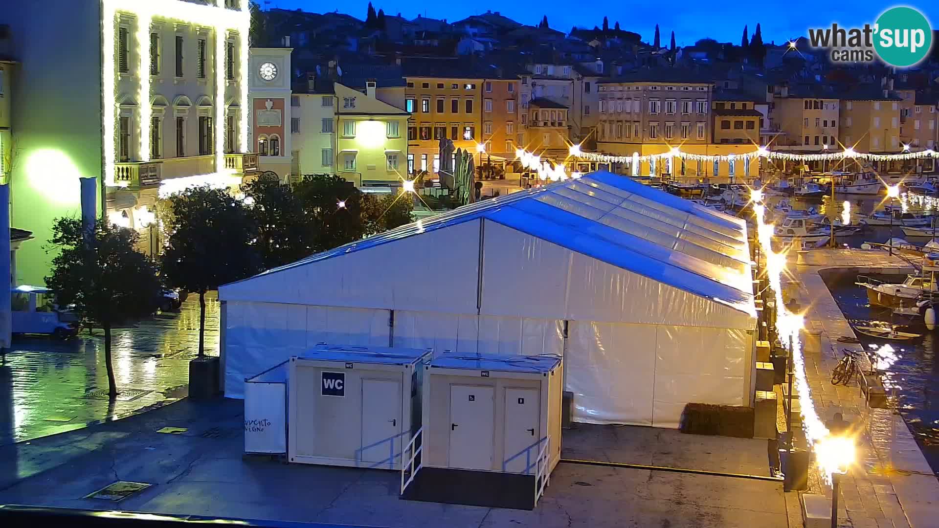 Rovinj webcam promenade and marina – Istria – Croatia