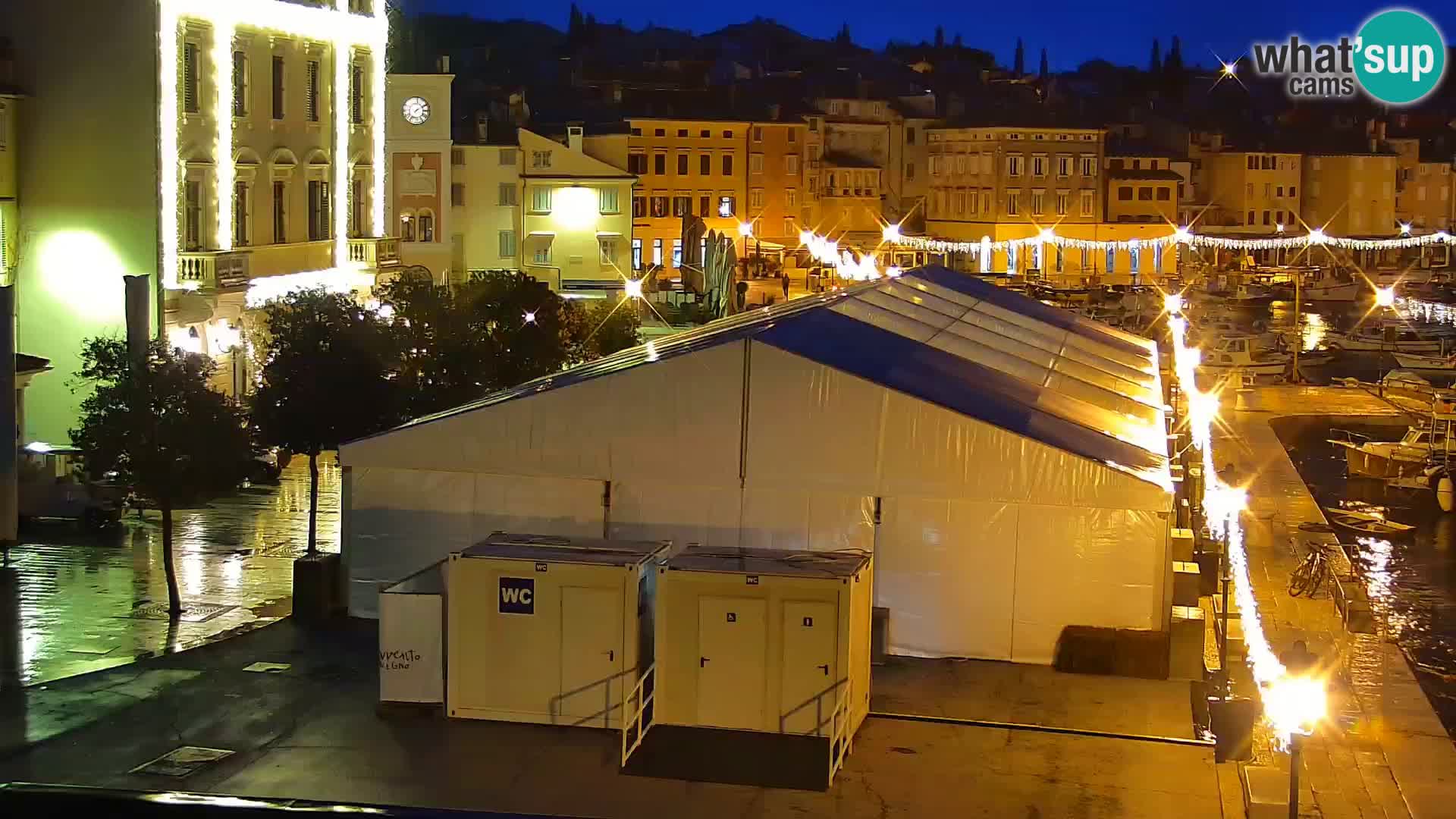 Promenade e marina en Rovinj