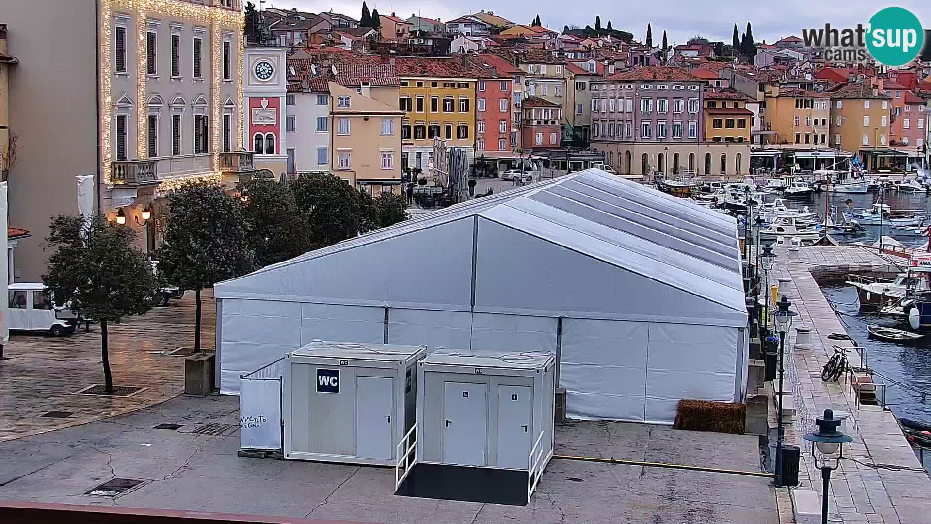 Rovinj webcam promenade and marina – Istria – Croatia