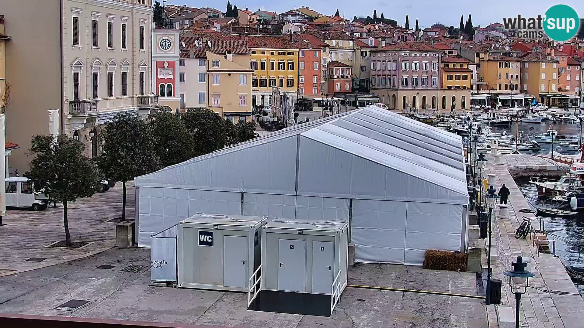 Rovinj webcam promenade and marina – Istria – Croatia