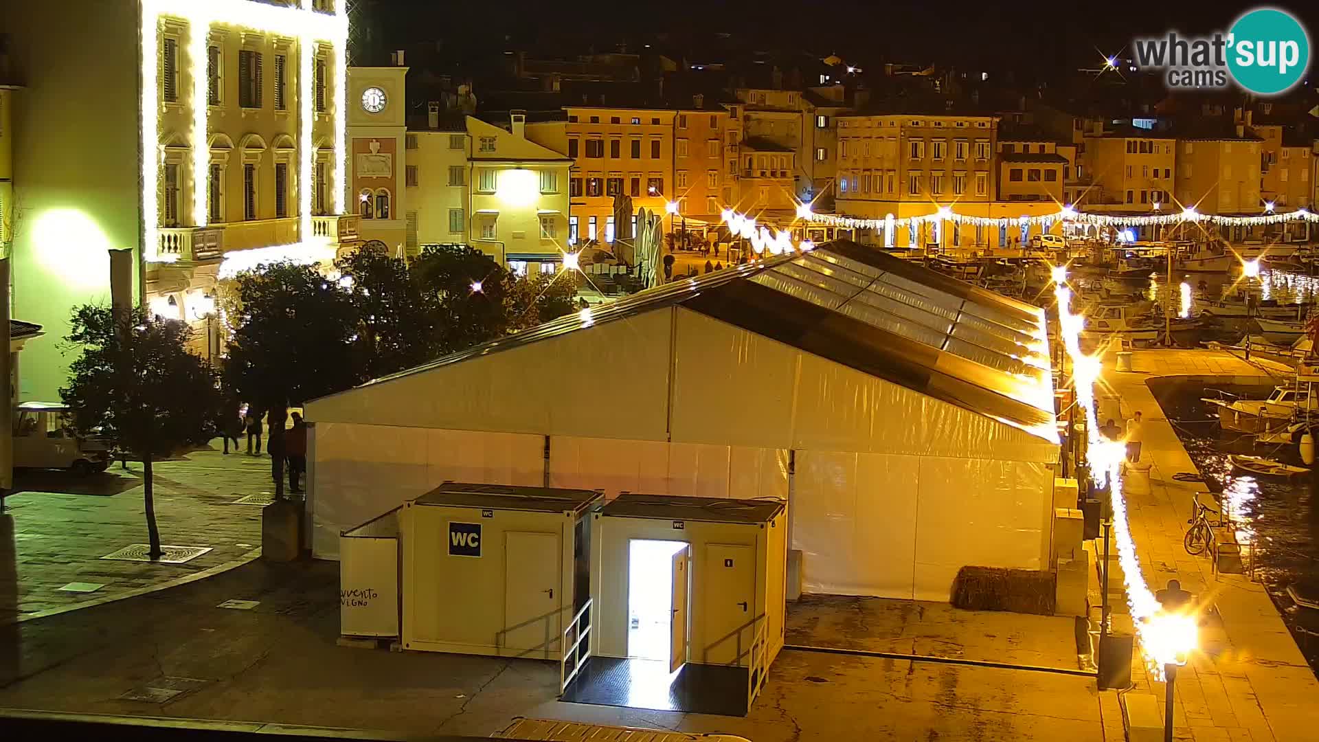 Rovinj webcam promenade and marina – Istria – Croatia