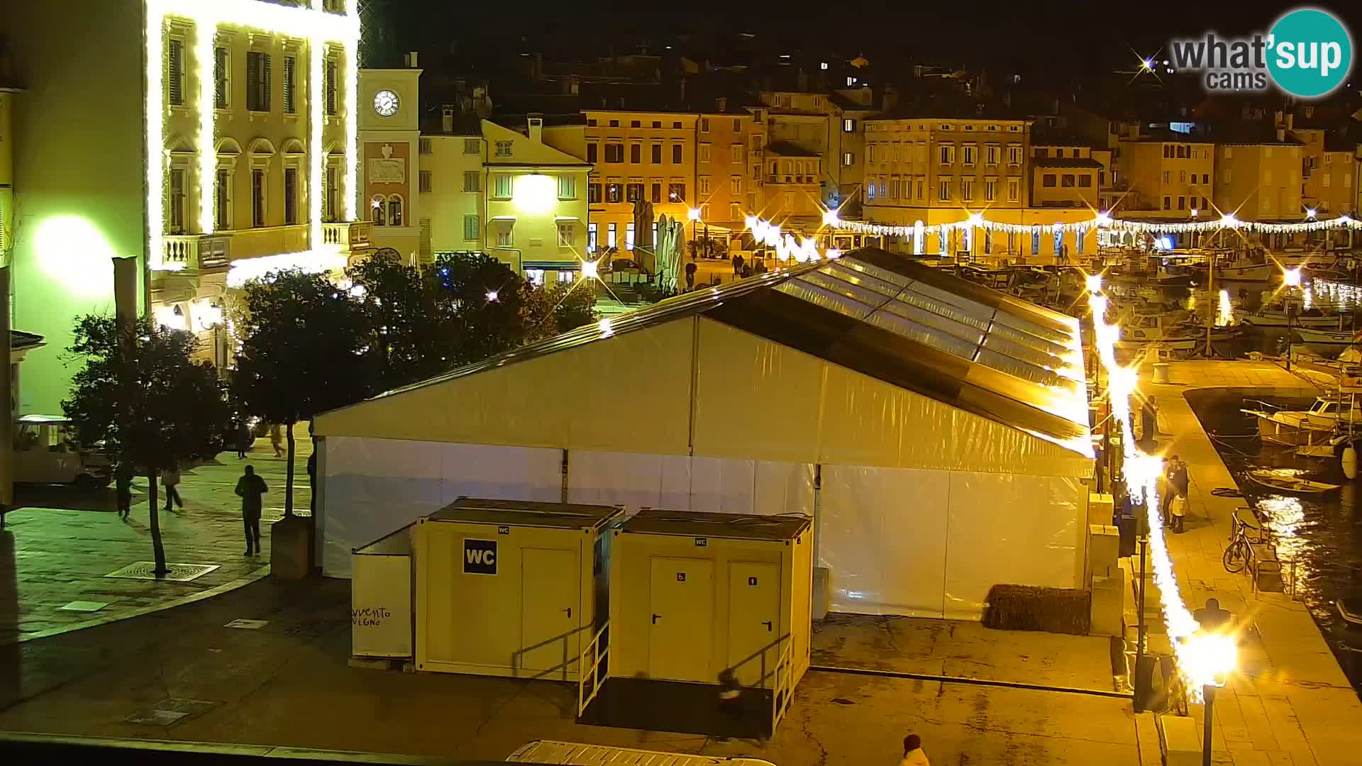 Rovinj webcam promenade and marina – Istria – Croatia