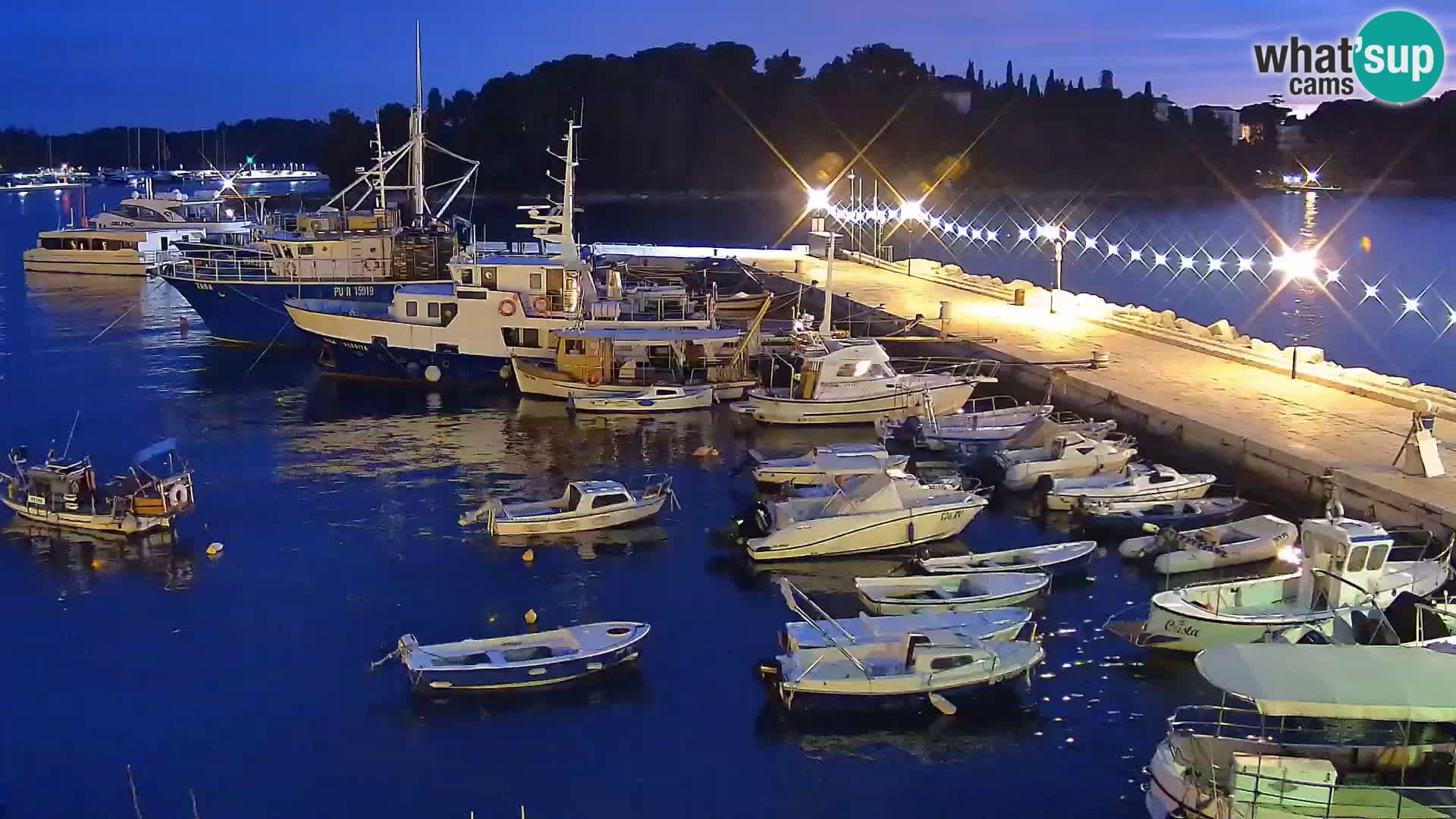 Rovinj webcam promenade and marina – Istria – Croatia