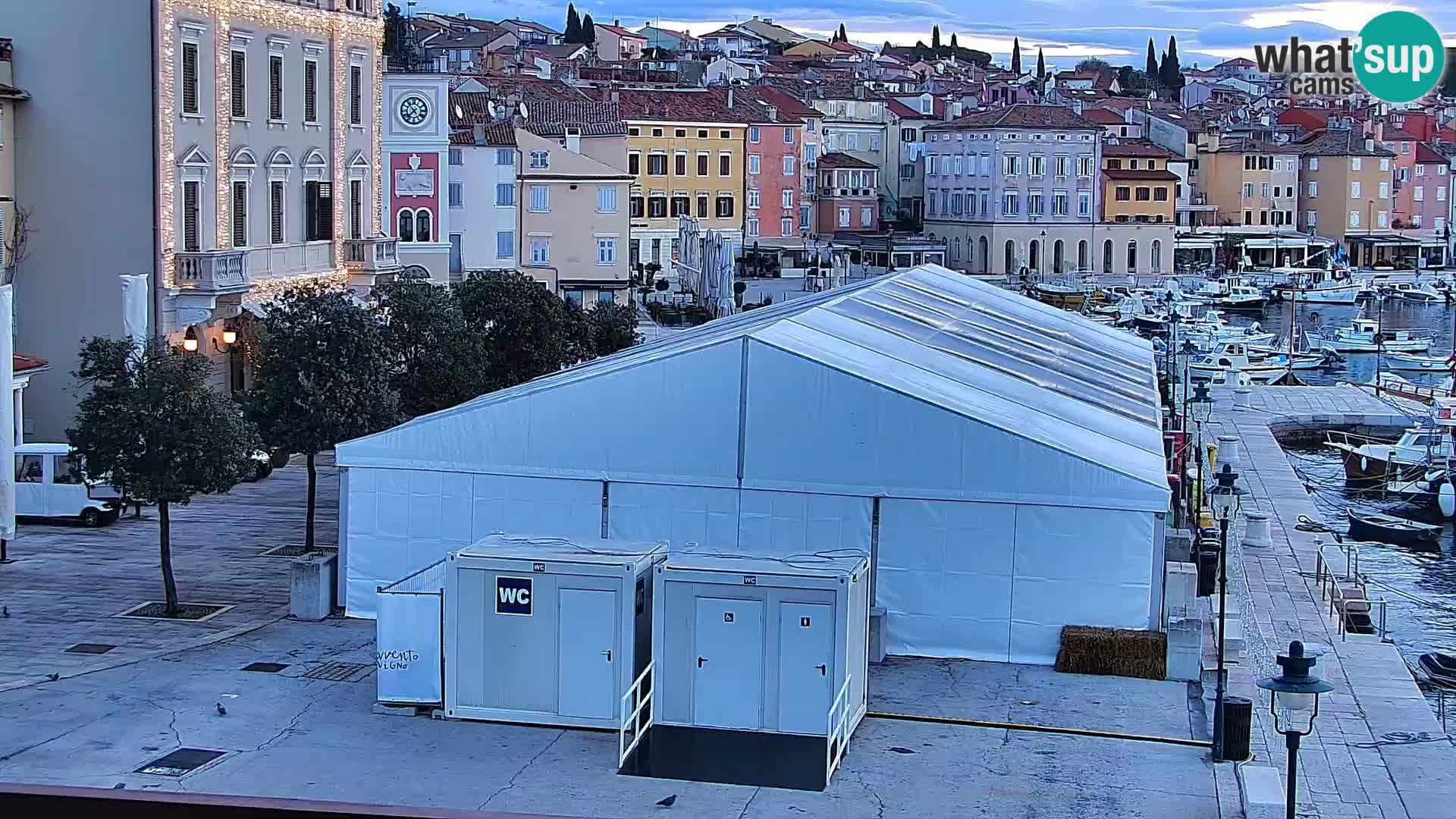 Spletna kamera Rovinj promenada in marina | Rovinj Vreme