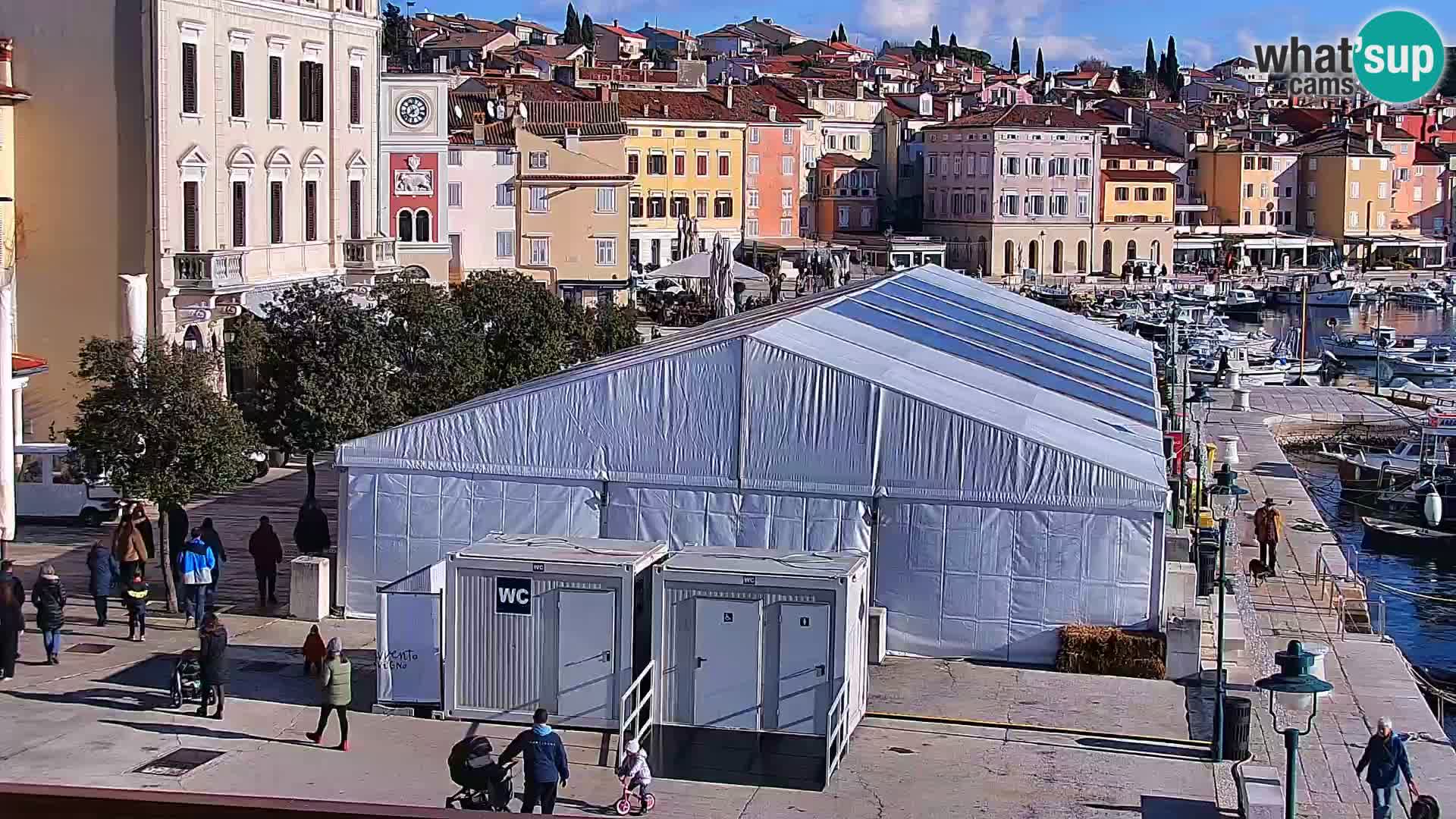 Webcam Rovigno marina | Lungomare | Rovinj Croazia