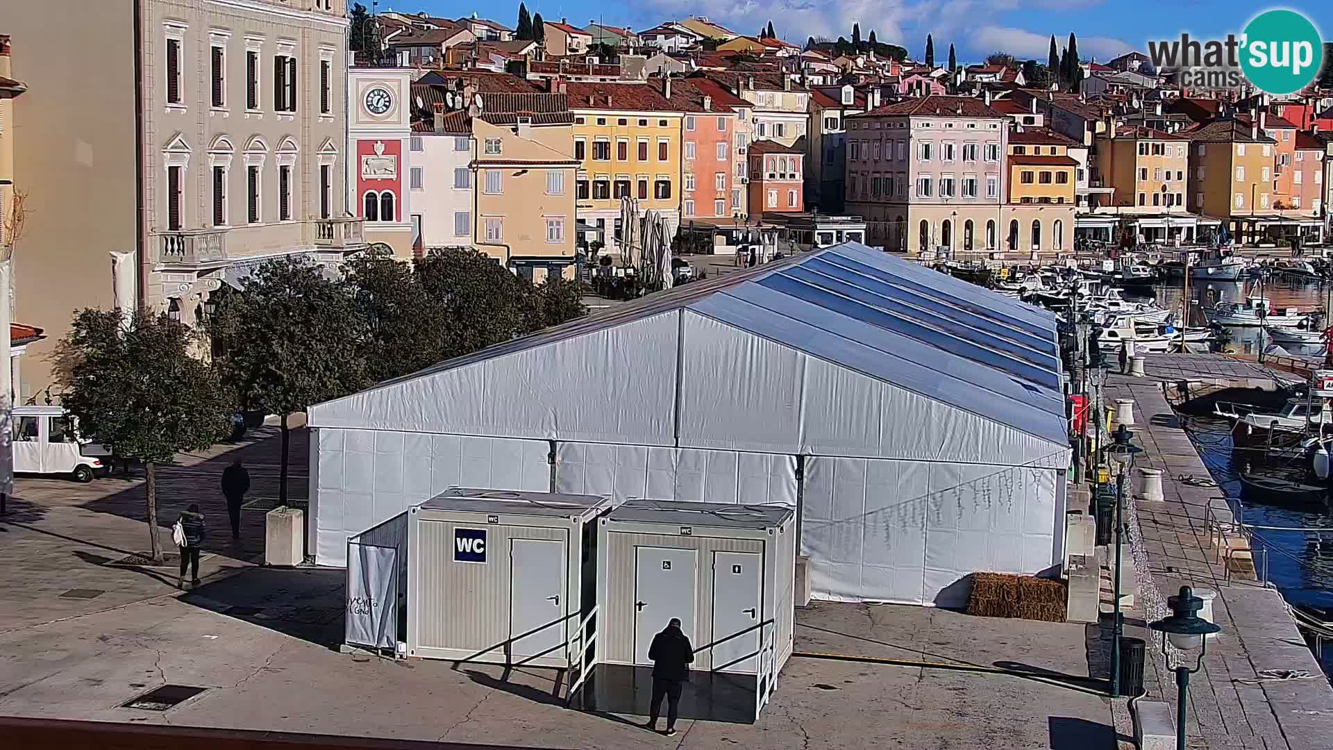 Rovinj webcam promenade and marina – Istria – Croatia