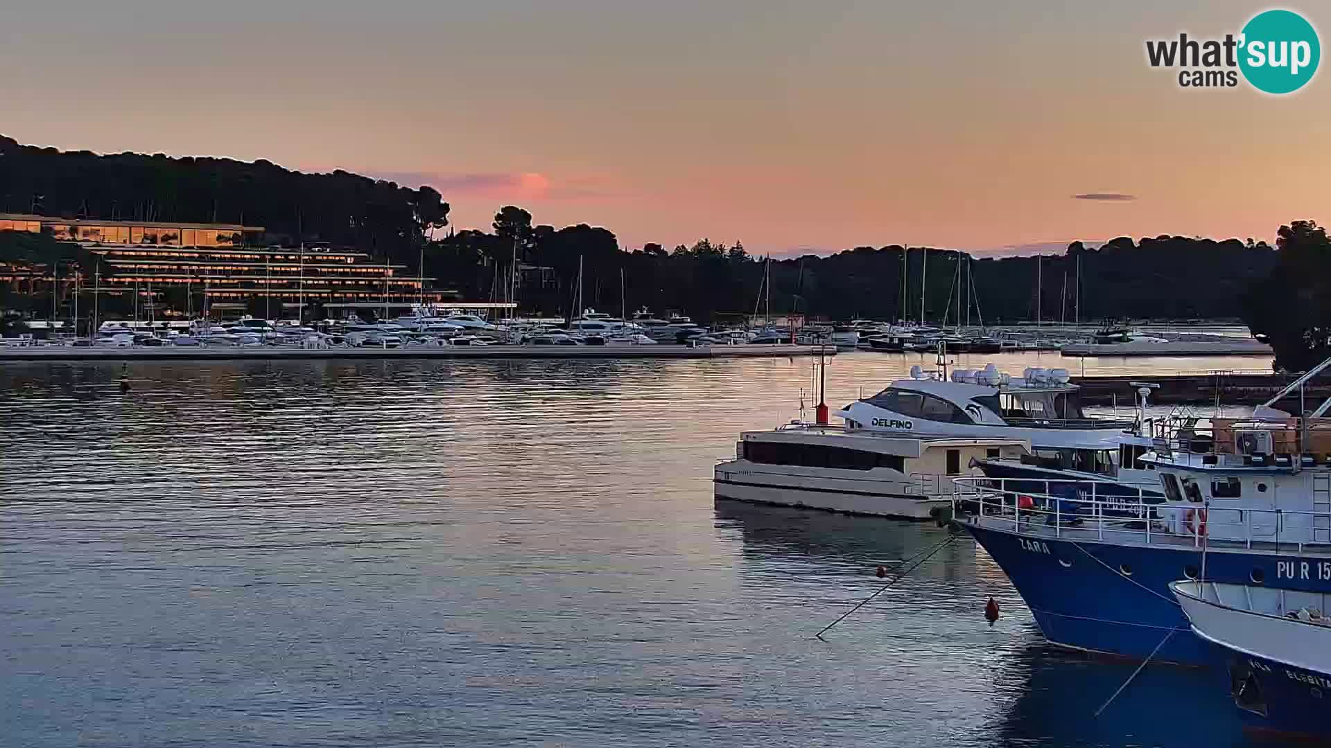 Promenade e marina en Rovinj