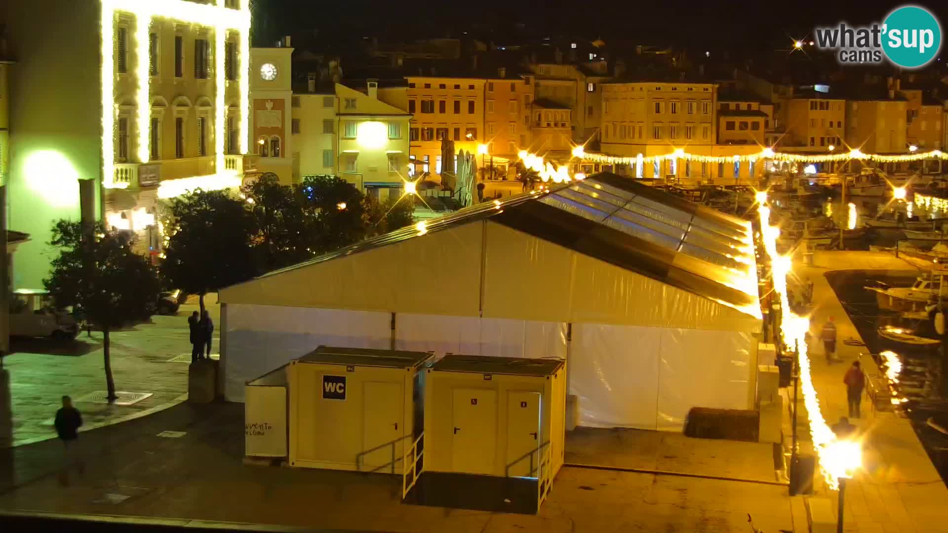 Promenade e marina a Rovinj