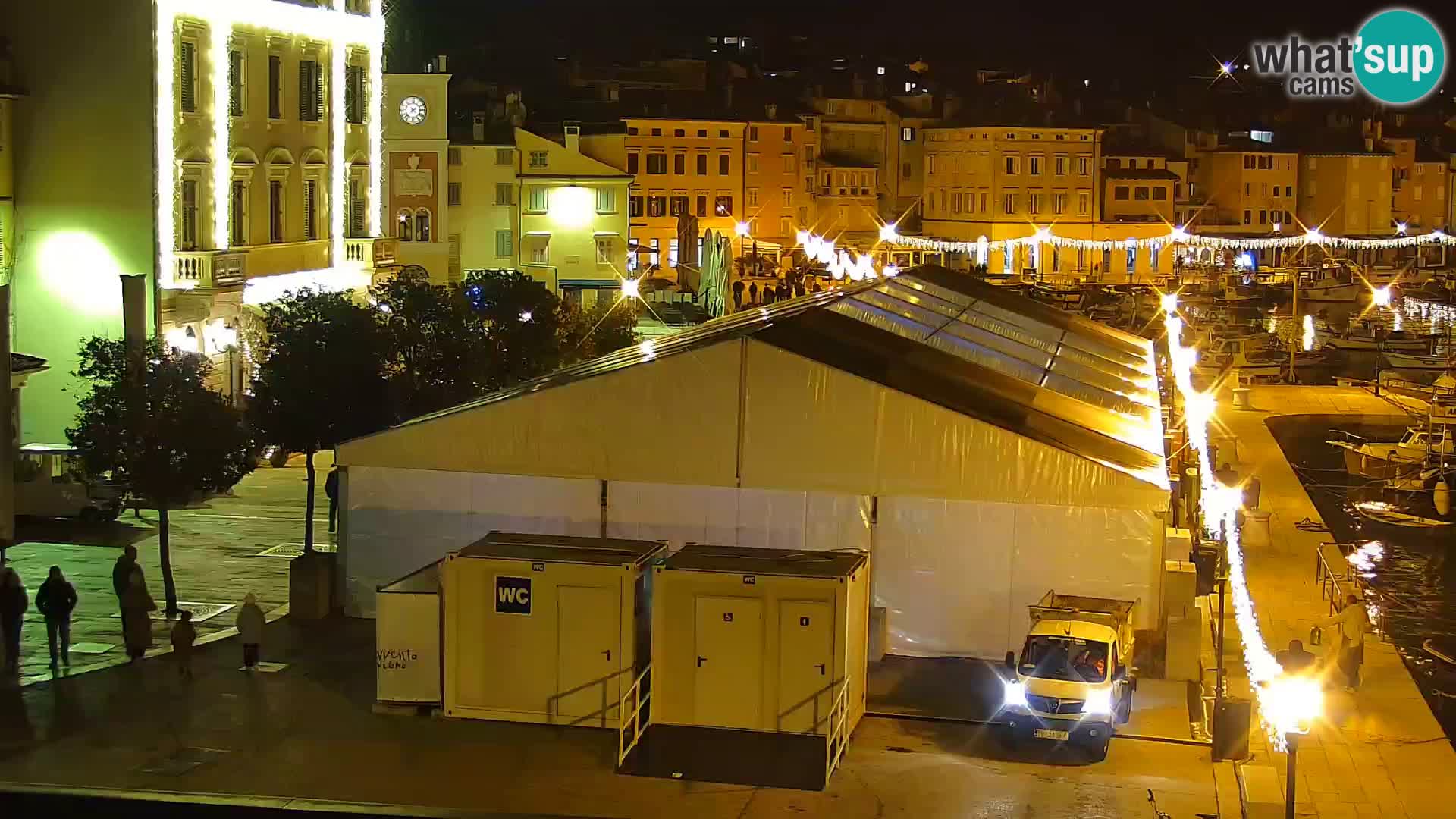 Spletna kamera Rovinj promenada in marina | Rovinj Vreme