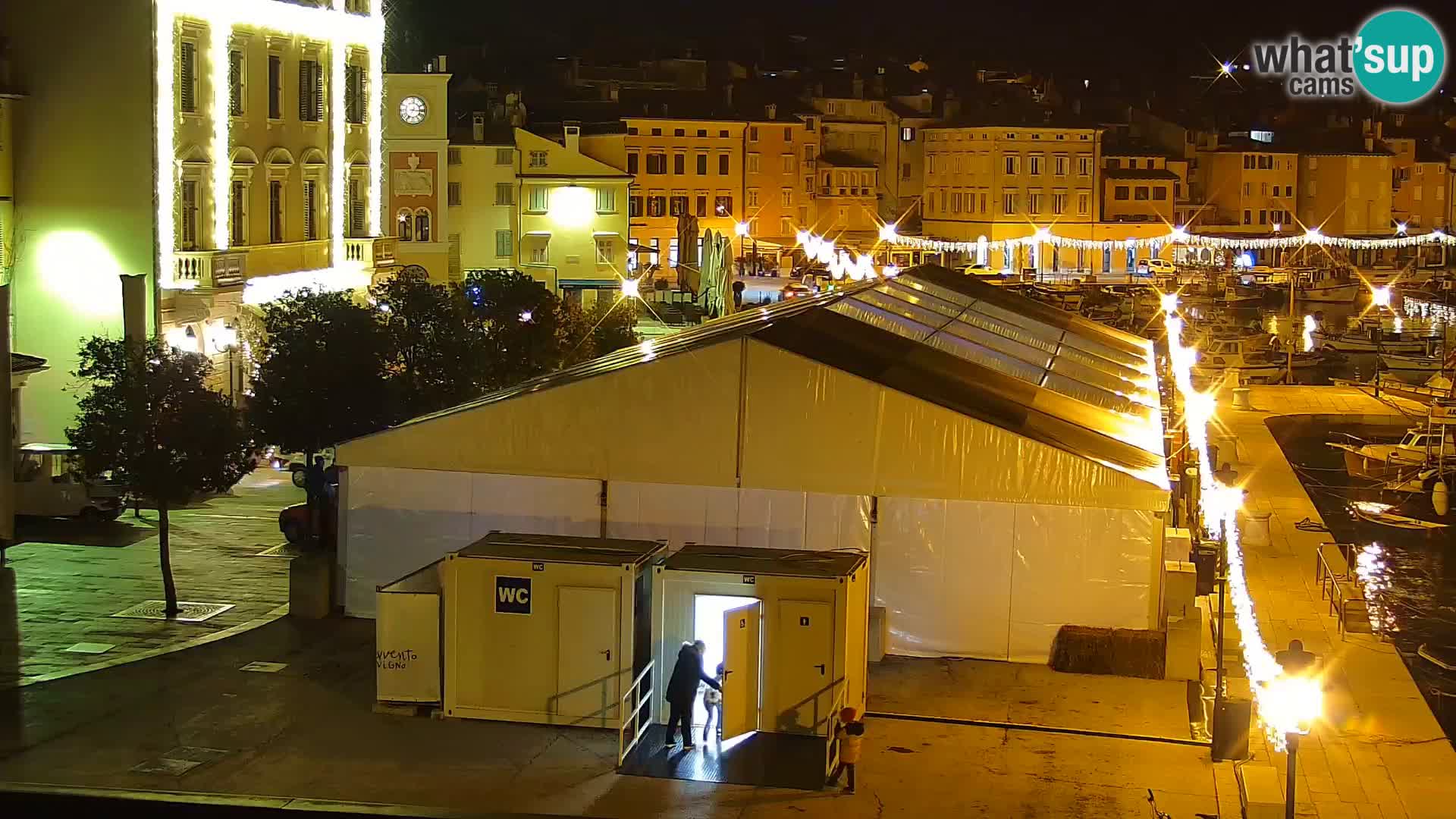 Rovinj webcam promenade and marina – Istria – Croatia