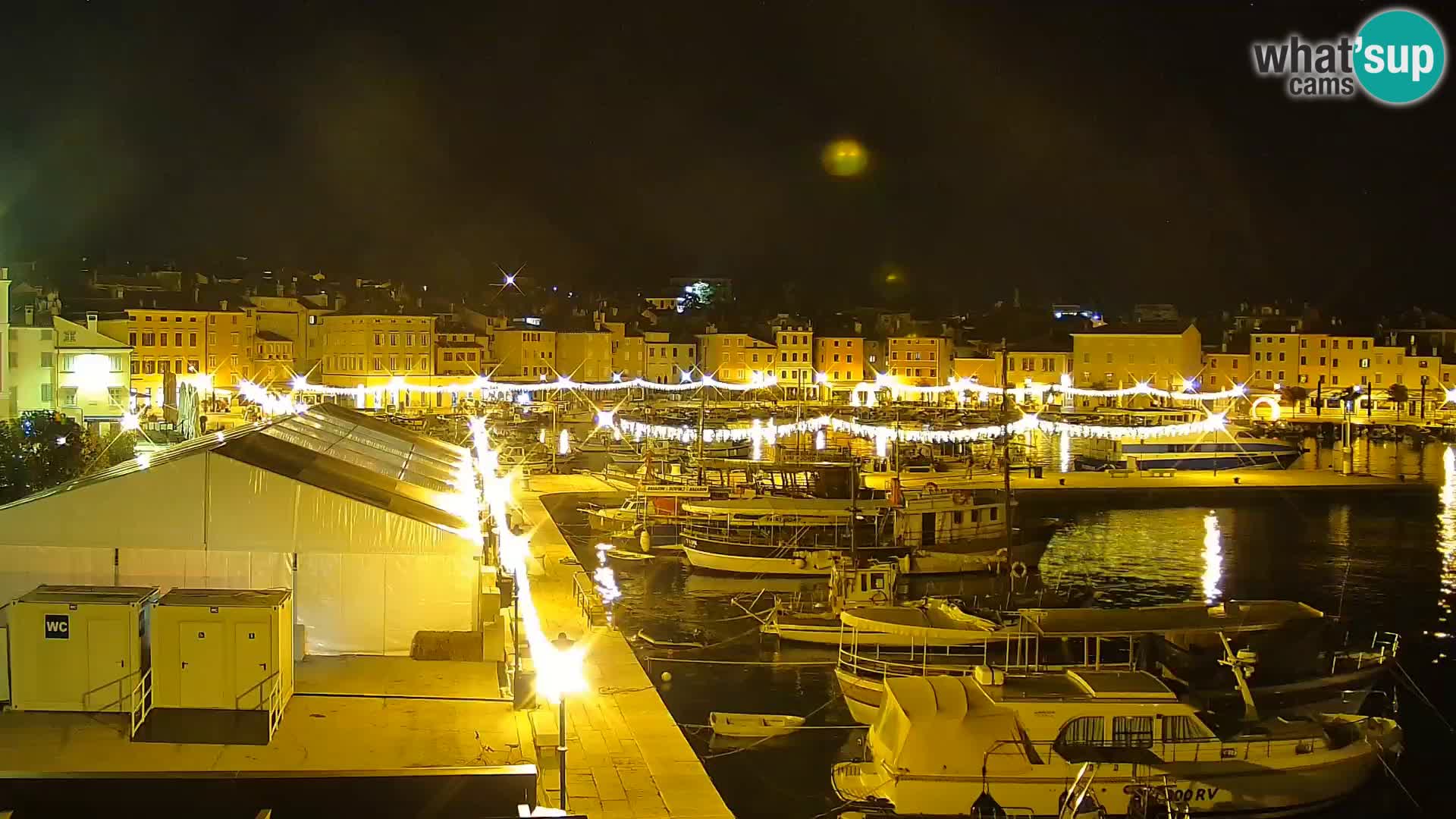 Rovinj webcam promenade and marina – Istria – Croatia