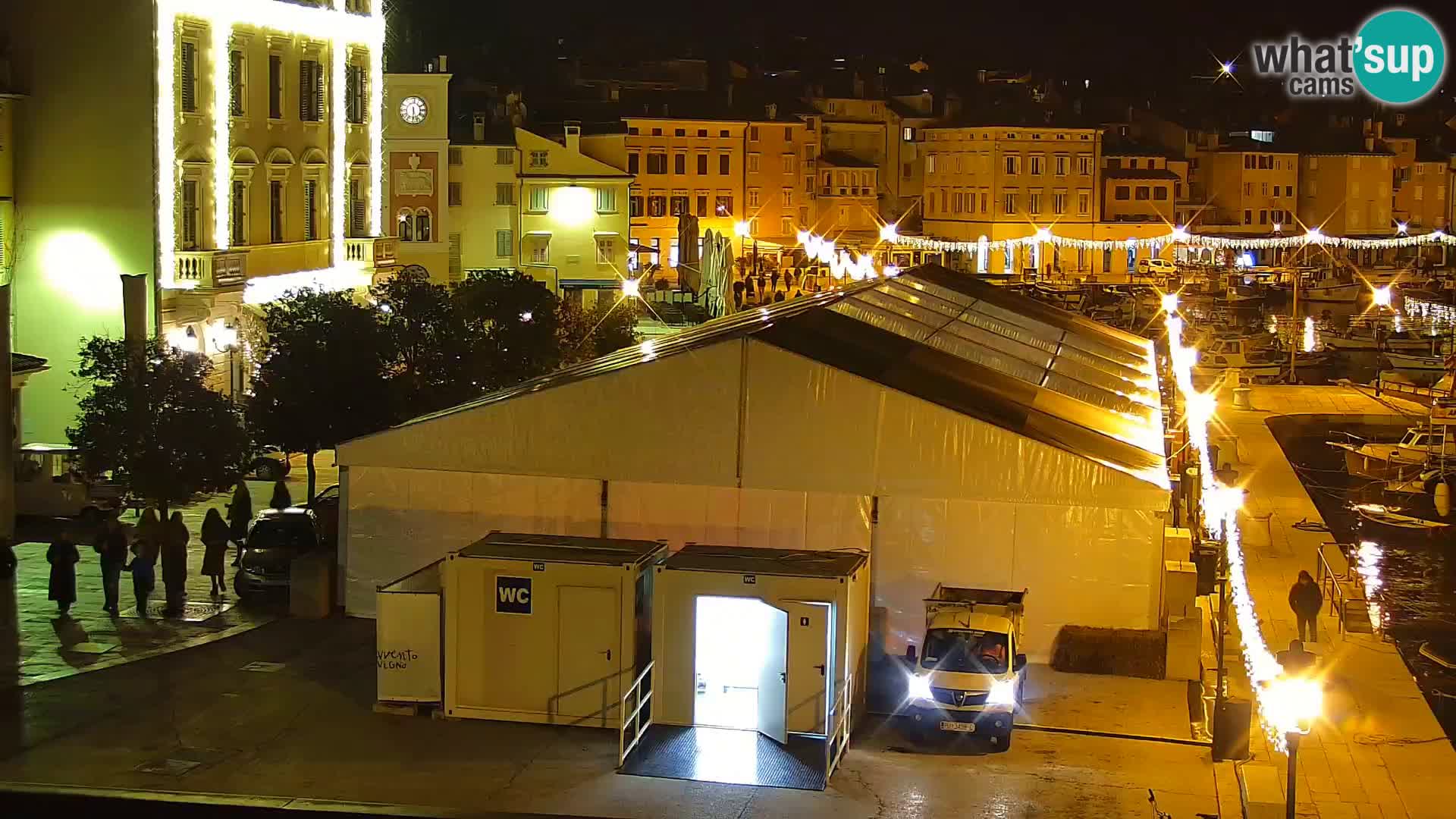 Webcam Rovigno marina | Lungomare | Rovinj Croazia