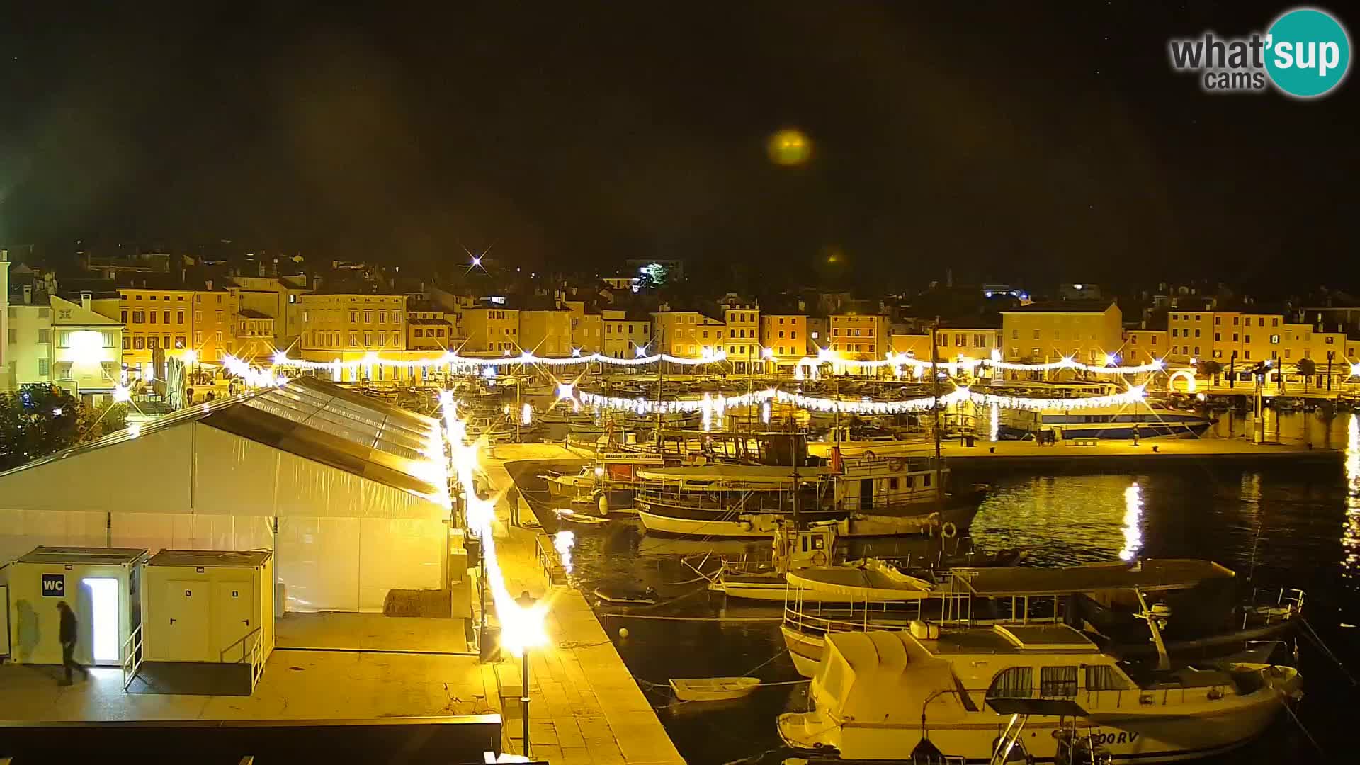 Promenade e marina a Rovinj