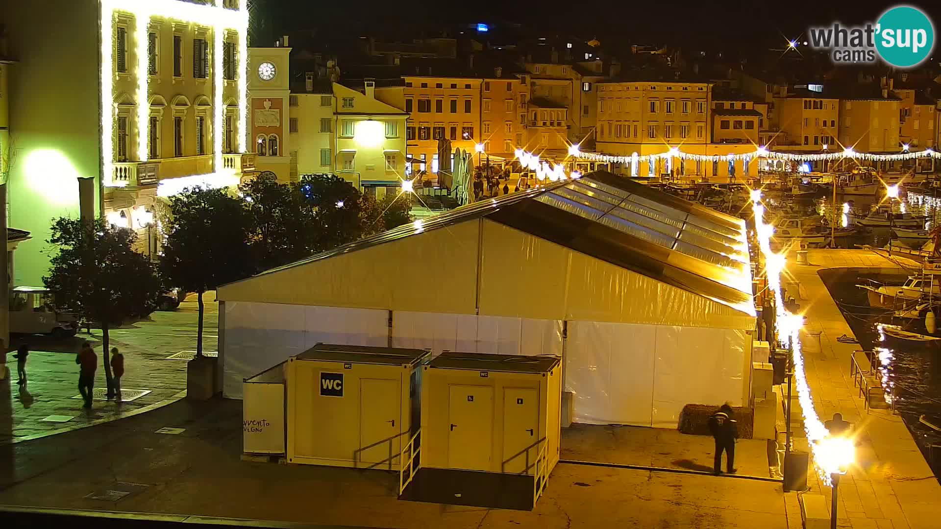 Spletna kamera Rovinj promenada in marina | Rovinj Vreme