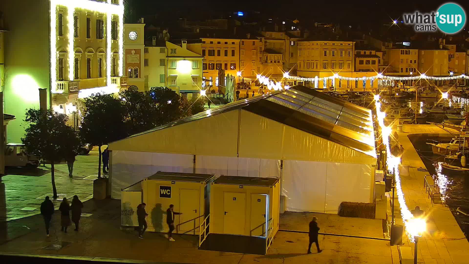 Promenade e marina a Rovinj