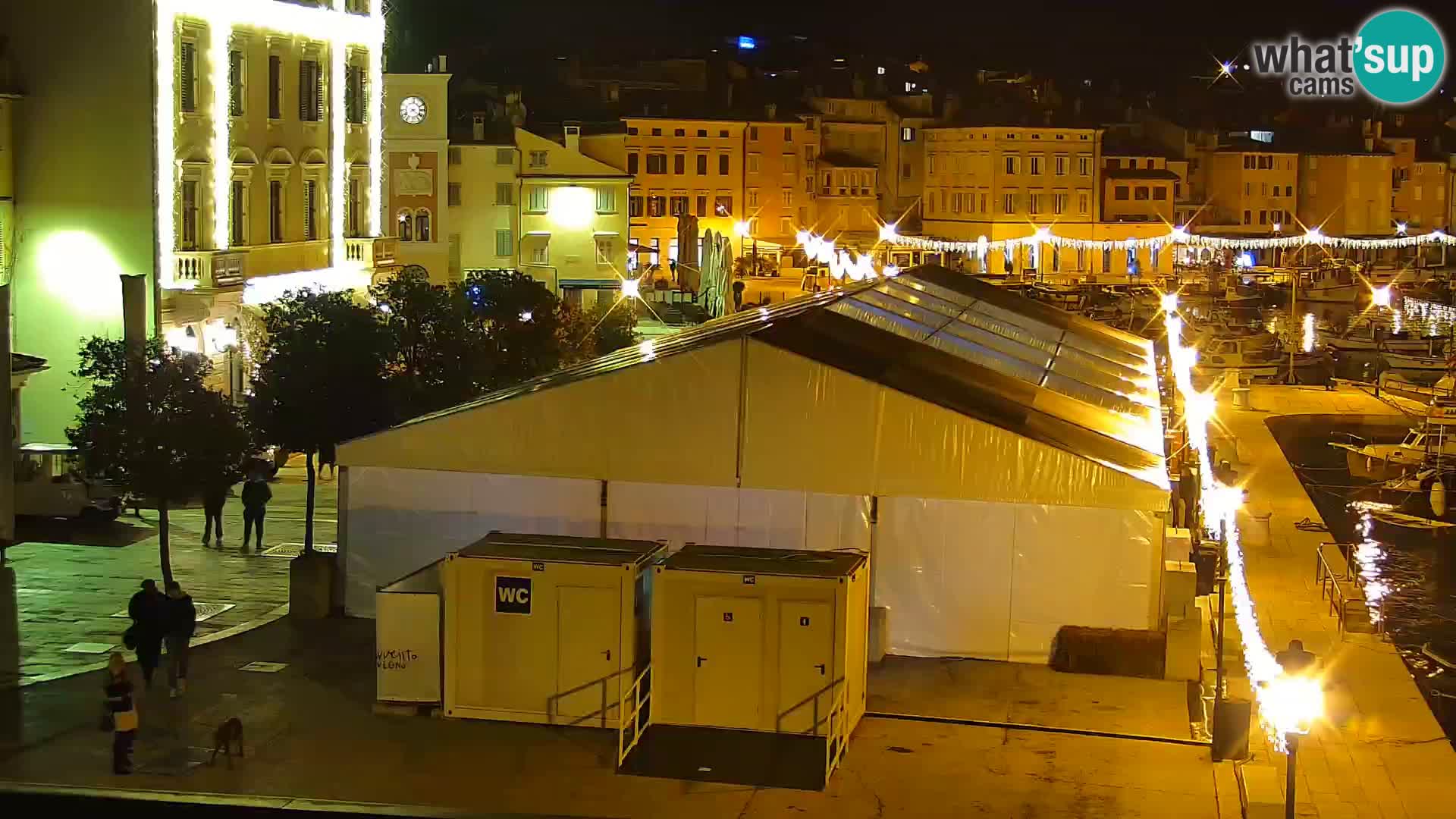 Promenade e marina a Rovinj