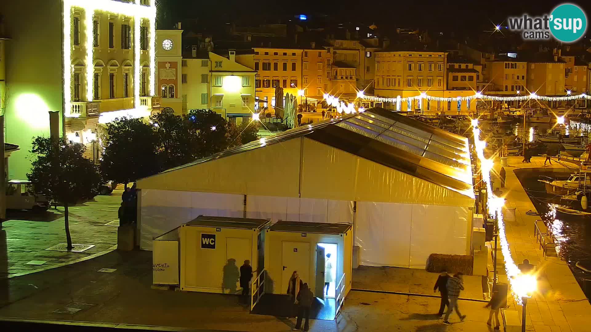 Promenade e marina a Rovinj