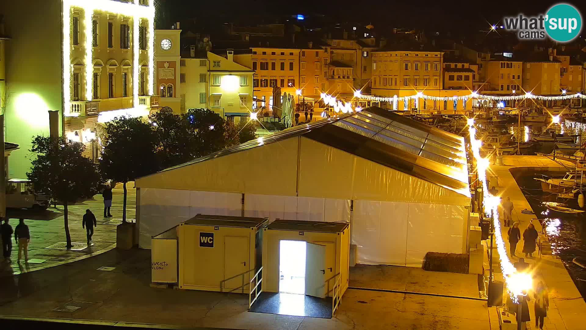 Spletna kamera Rovinj promenada in marina | Rovinj Vreme