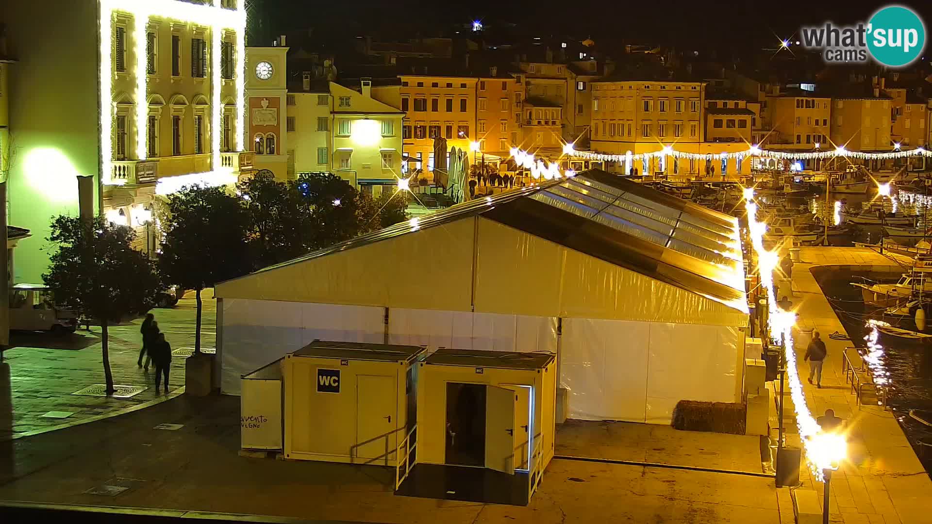 Spletna kamera Rovinj promenada in marina | Rovinj Vreme