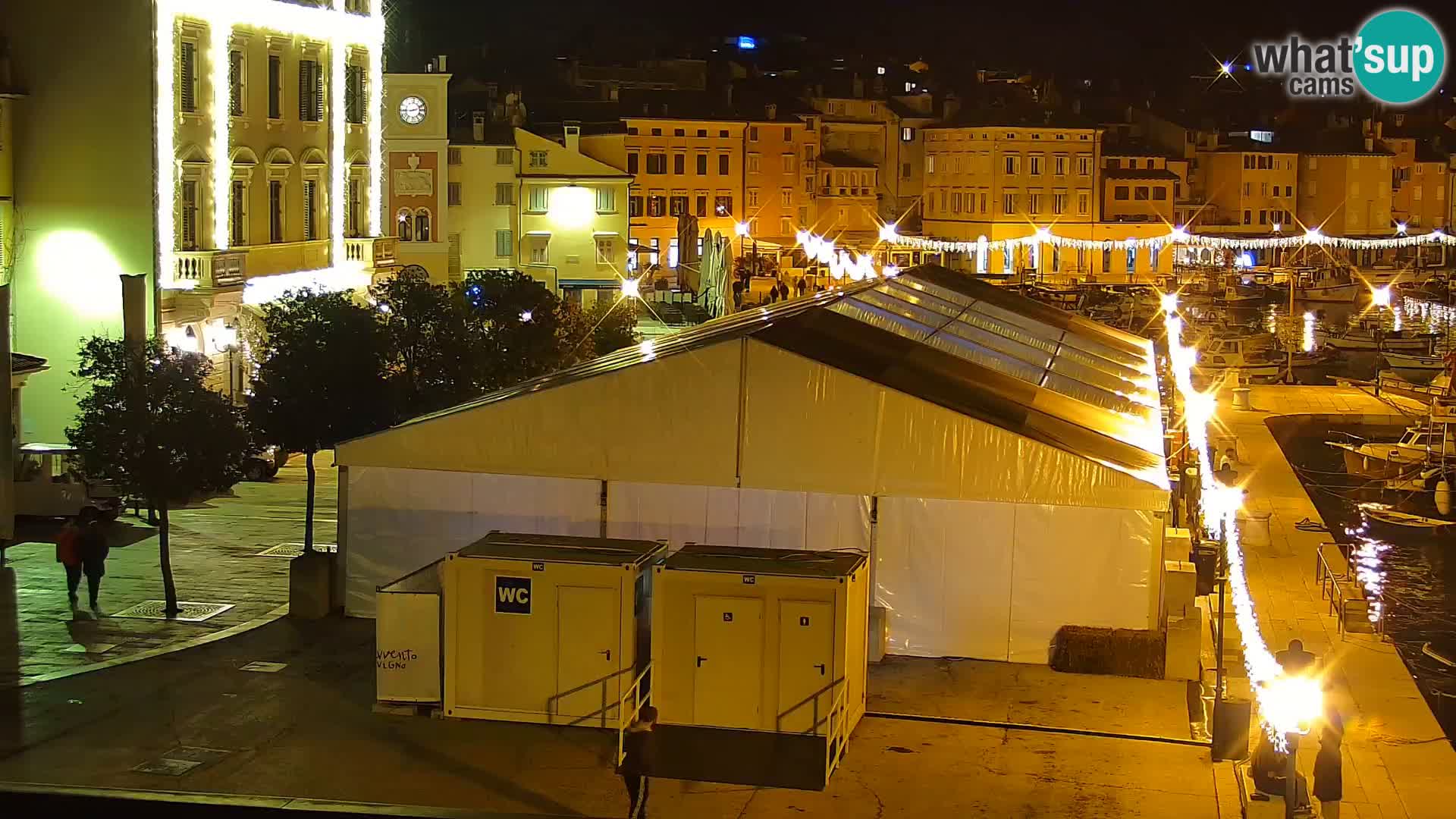 Spletna kamera Rovinj promenada in marina | Rovinj Vreme