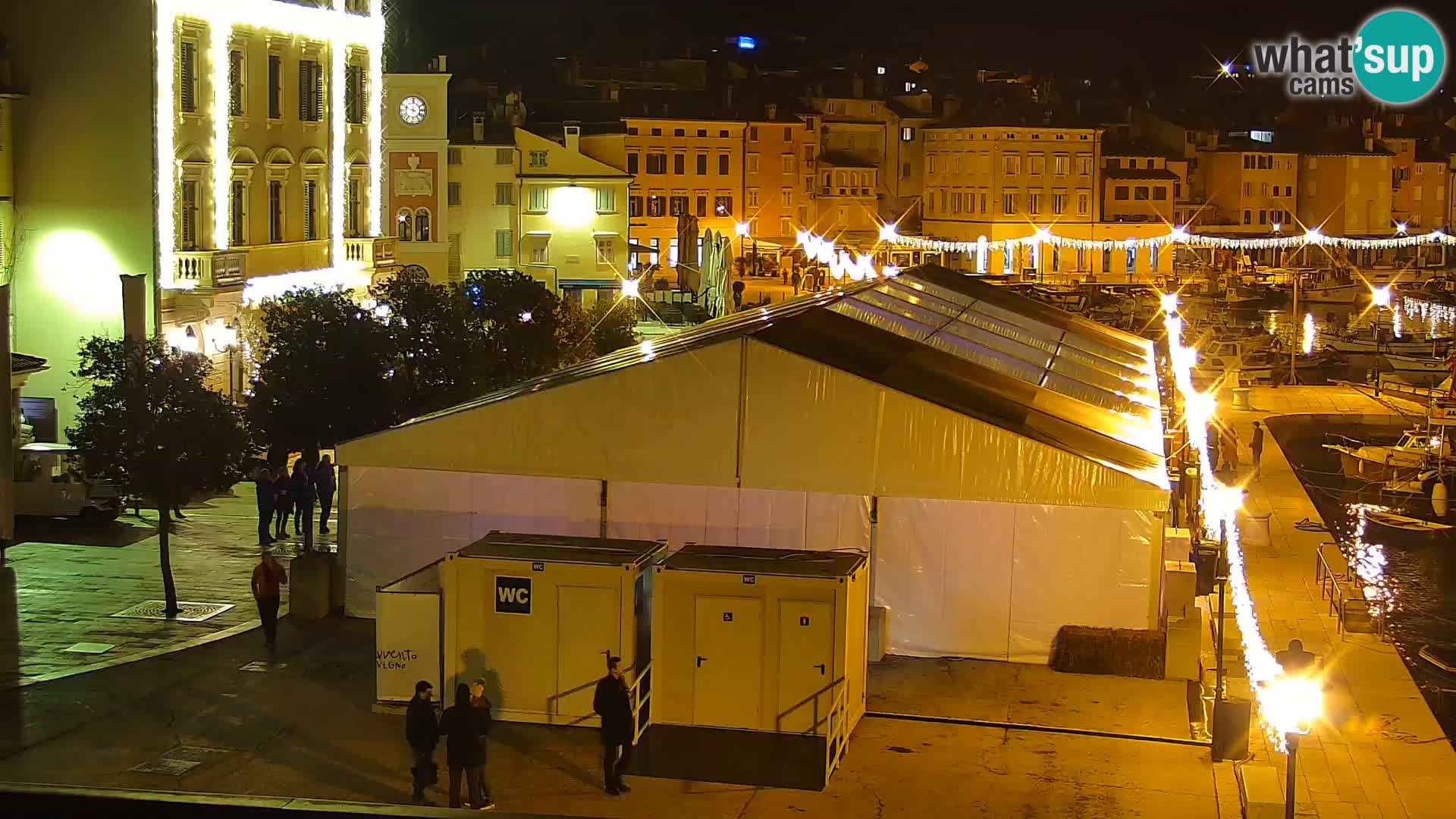 Promenade e marina a Rovinj