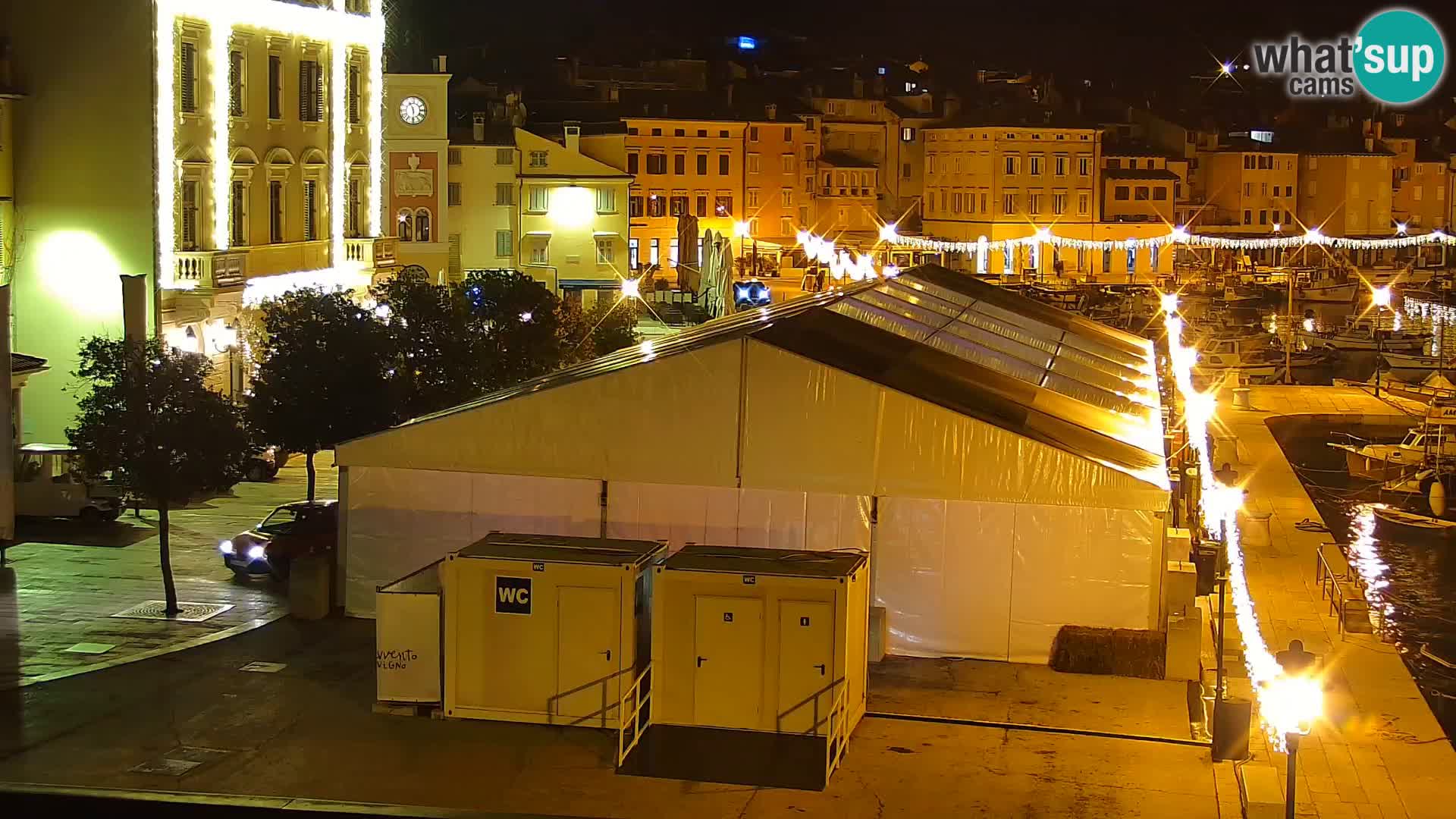 Spletna kamera Rovinj promenada in marina | Rovinj Vreme