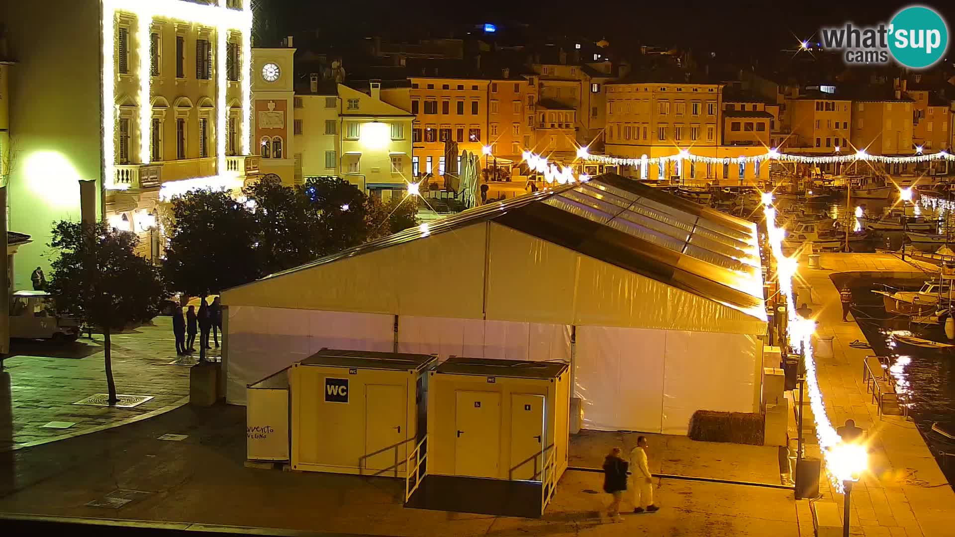 Spletna kamera Rovinj promenada in marina | Rovinj Vreme