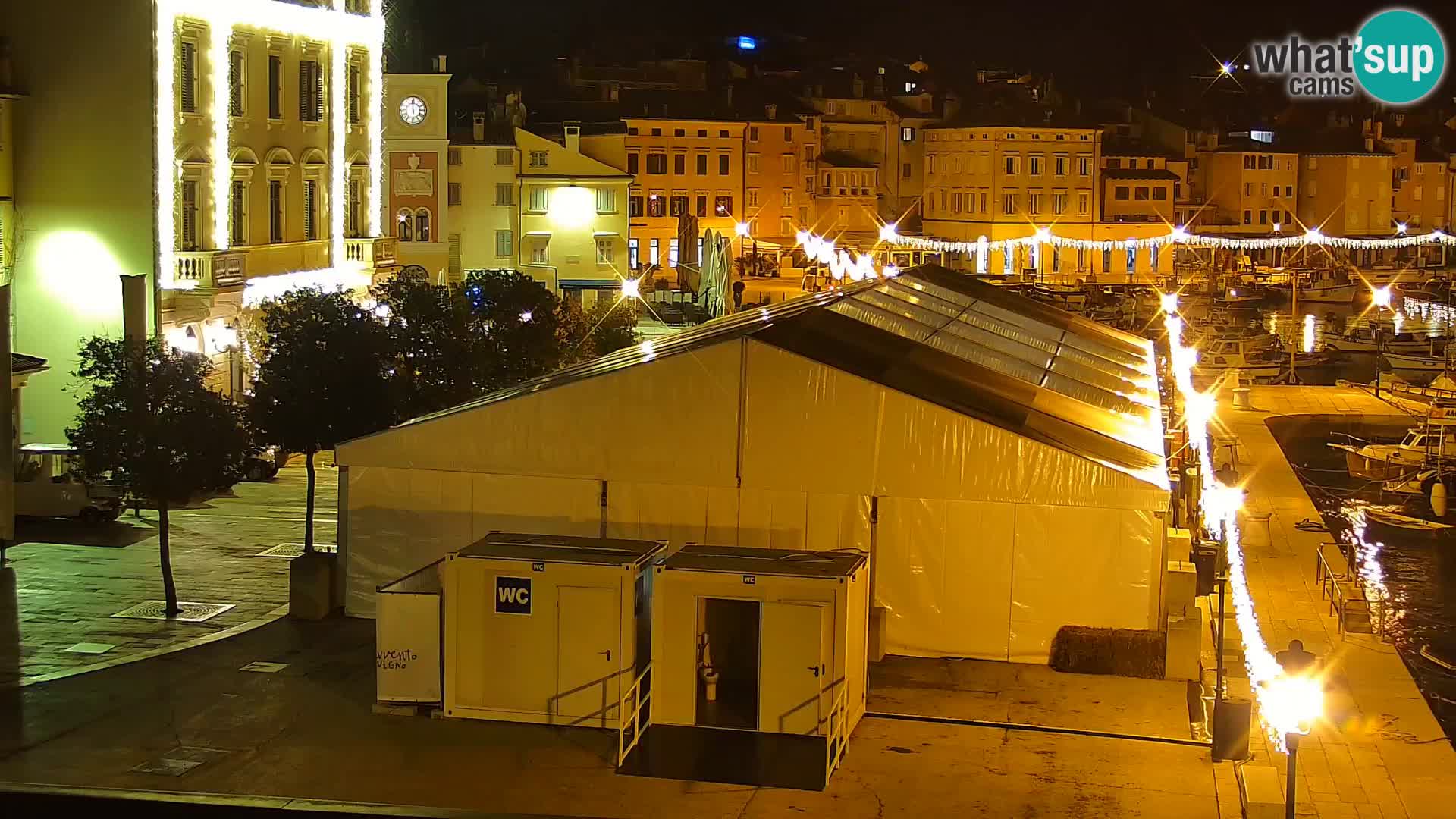 Rovinj webcam promenade and marina – Istria – Croatia