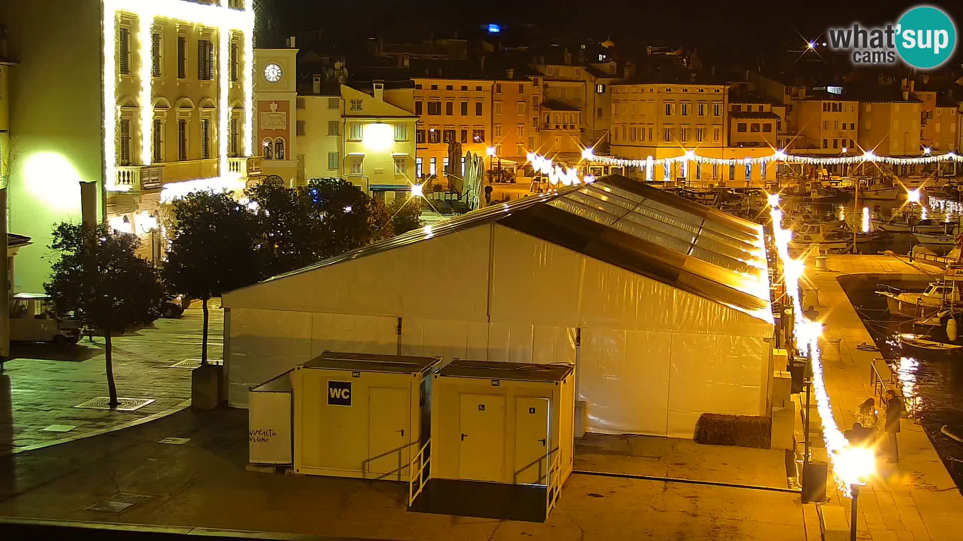 Rovinj webcam promenade and marina – Istria – Croatia