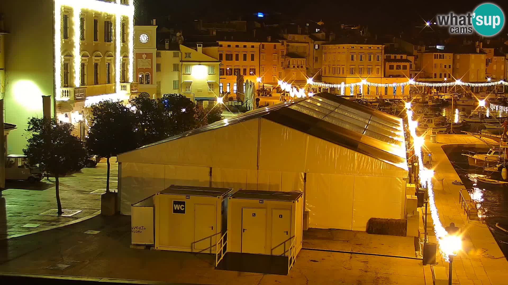 Rovinj webcam promenade and marina – Istria – Croatia